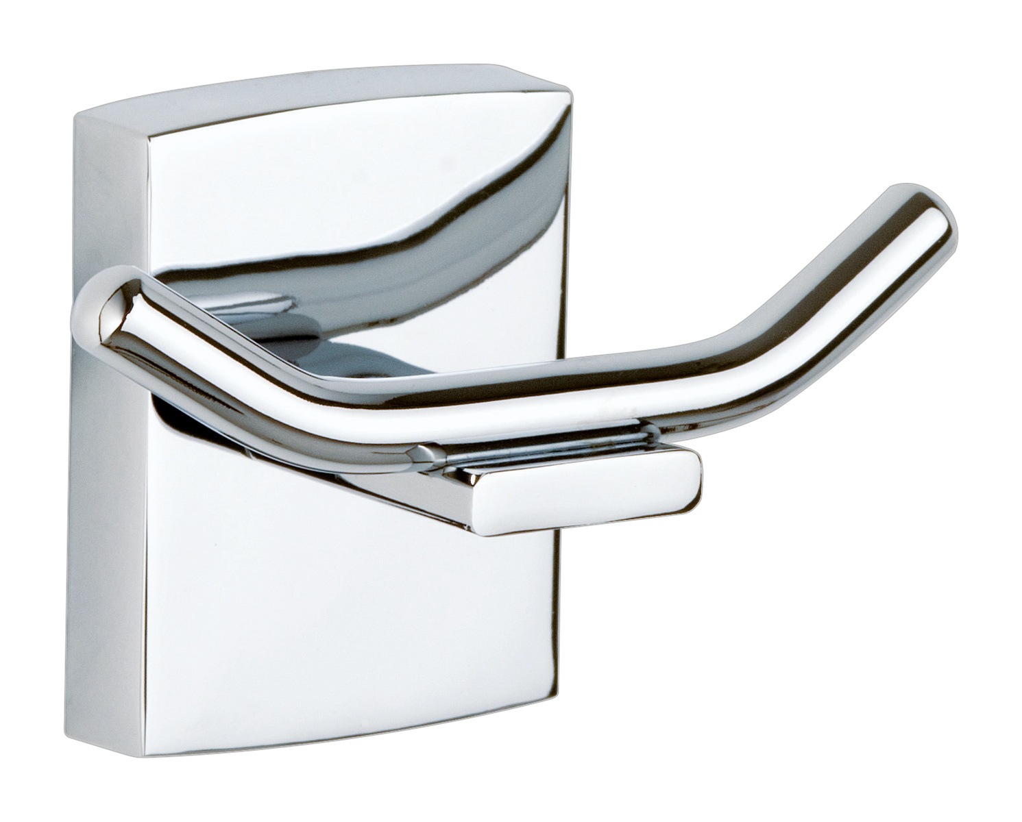 Klebehaken TESA, B:8cm L:6,5cm Ø:8,5cmchrome, Haken, "Handtuchhaken 1x tesa klaam Wandhaken"