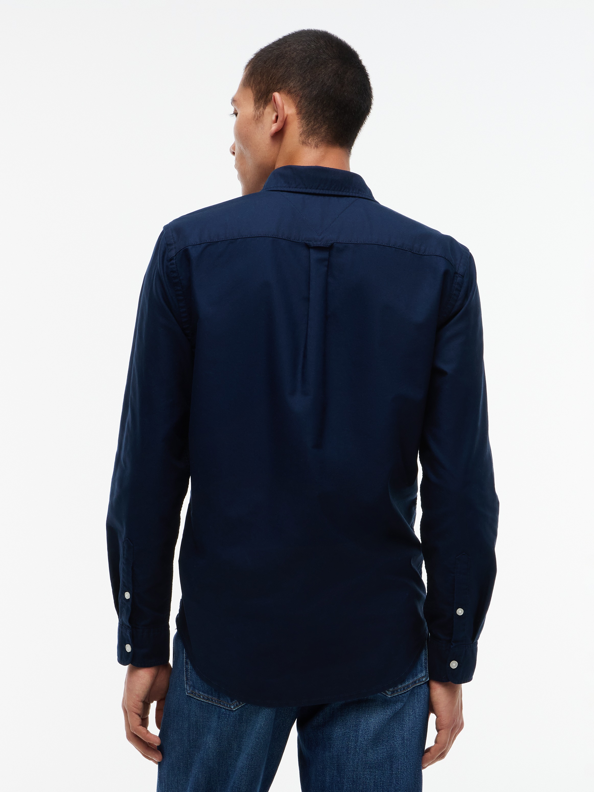 Tommy Jeans Langarmhemd »REGULAR OXFORD SHIRT« Regular fit mit Button-Down-Kragen