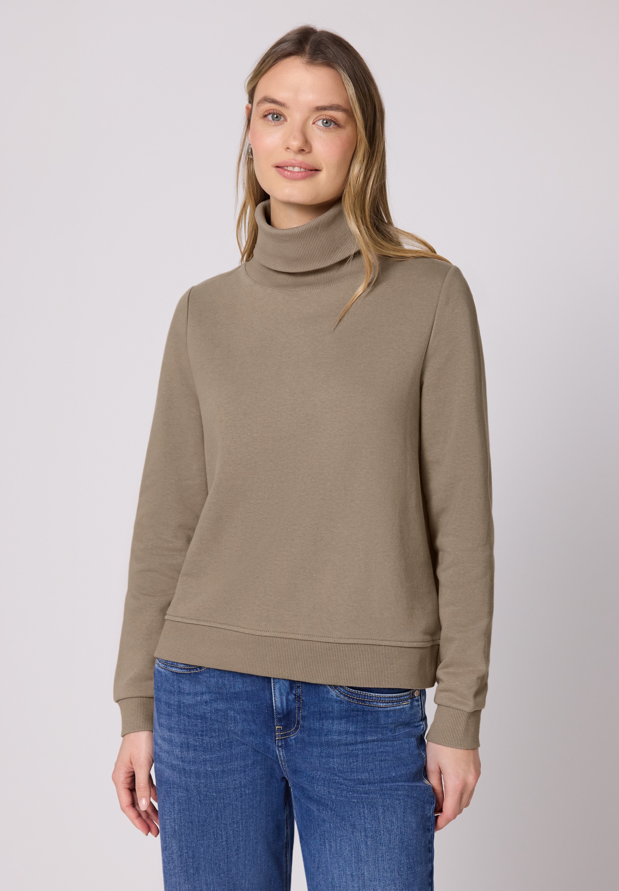 STREET ONE Sweatshirt , mit Stehkragen
