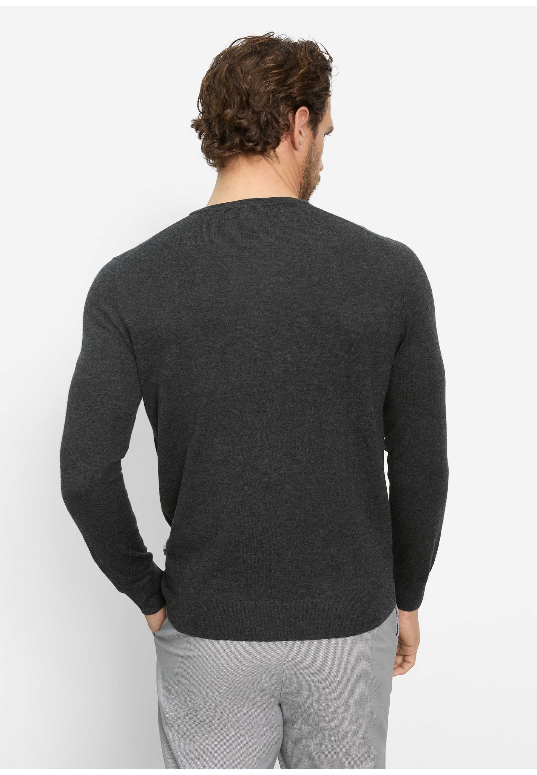 OLYMP Rundhalspullover