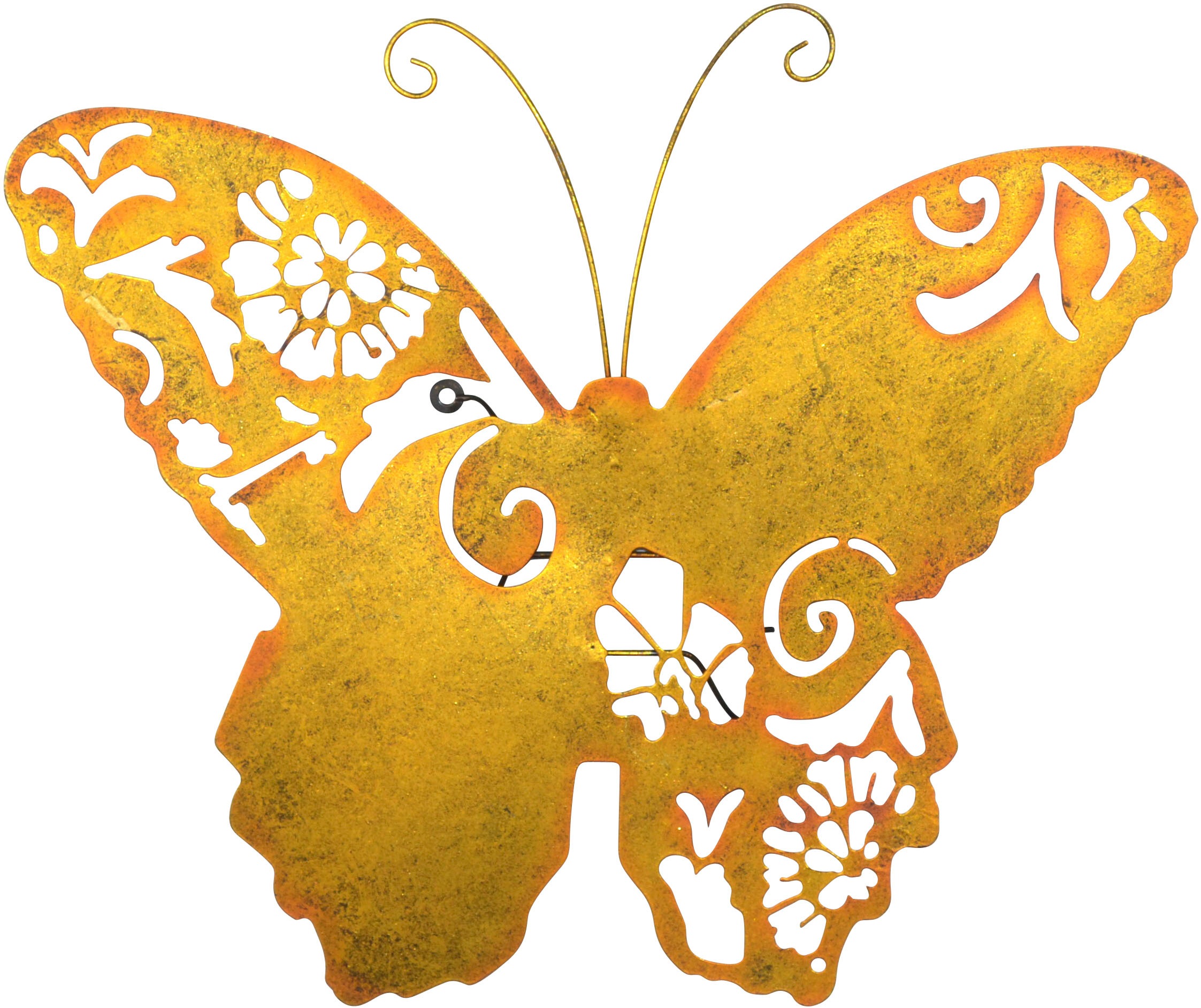 pajoma Wanddekoobjekt "Wanddekoration" Großer Schmetterling in gold günstig online kaufen