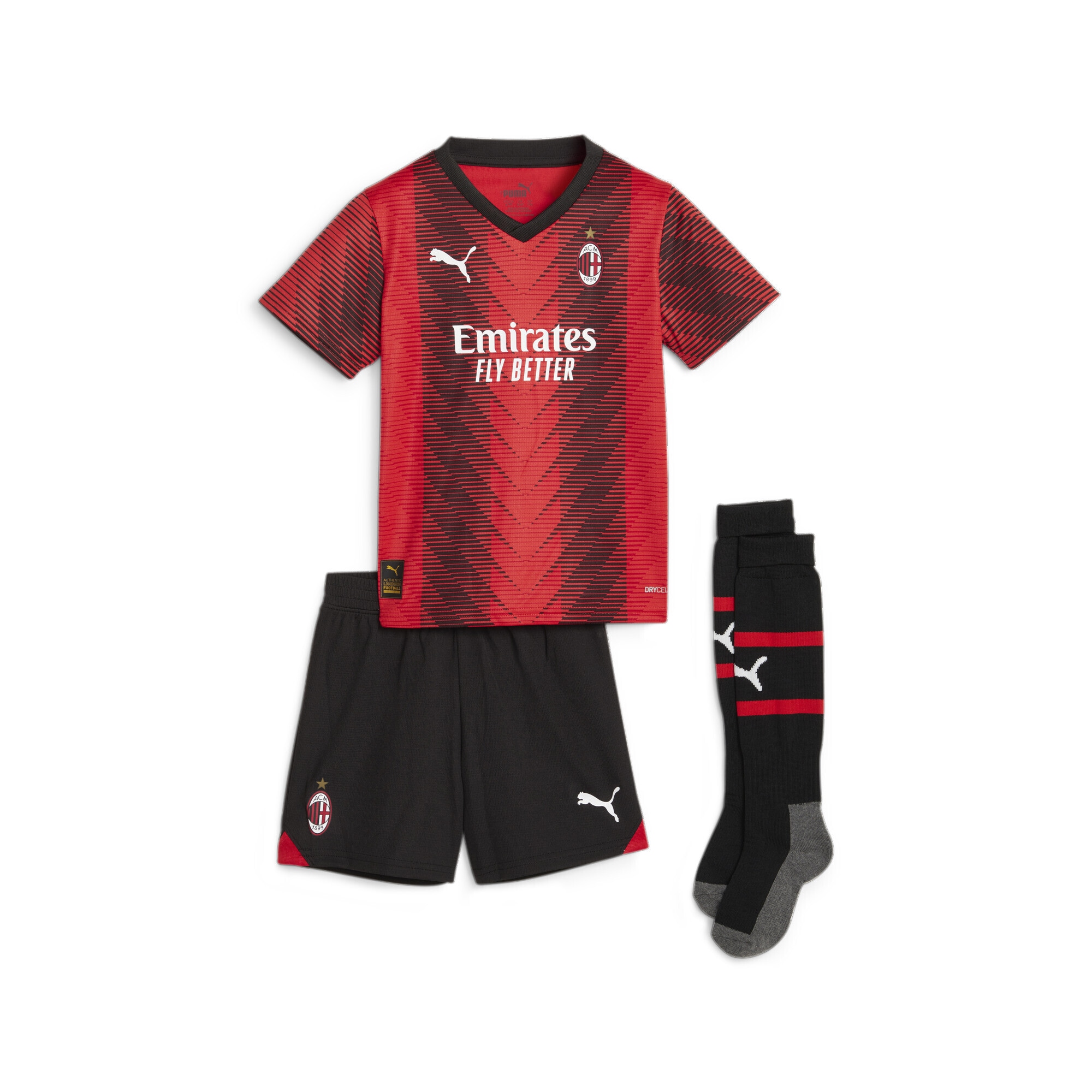 PUMA Trainingsanzug »AC Milan 23/24 Heimtrikot Mini-Kit Jugendliche« | BAUR