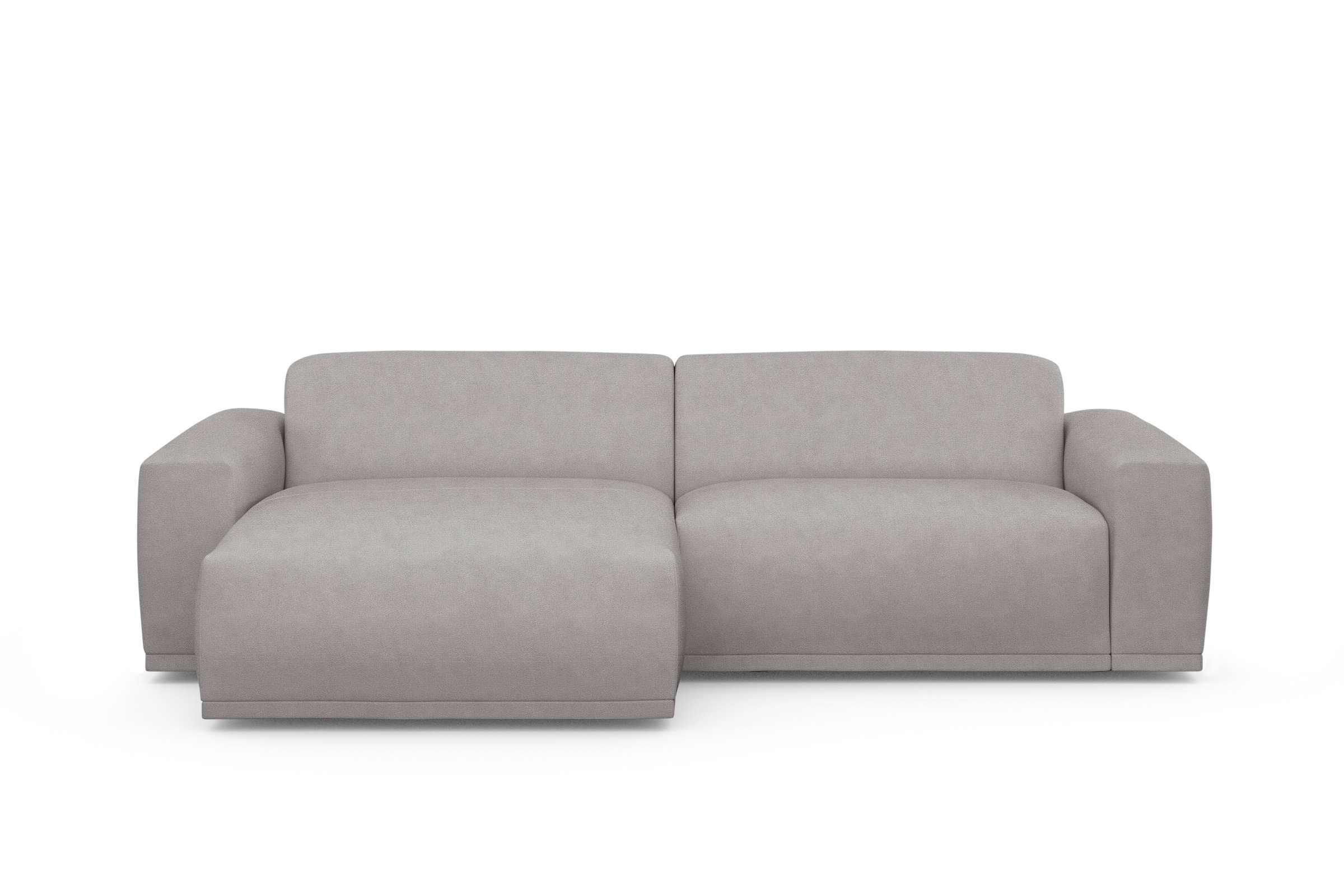 TRENDMANUFAKTUR Ecksofa »Braga, mit hochwertigem Kaltschaum, L-Form, in Cord erhältlich«, (2 St.), modernes Sofa, Couch mit hohem Sitzkomfort, 255/72/160 cm (B/H/T)