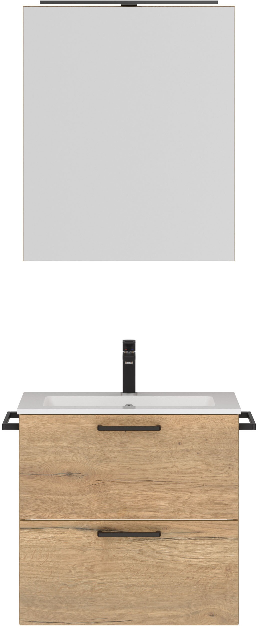 nobilia Badmöbel-Set "Tolvina" vormontiert, mit Soft-Close, 2 Stk. tlg. günstig online kaufen