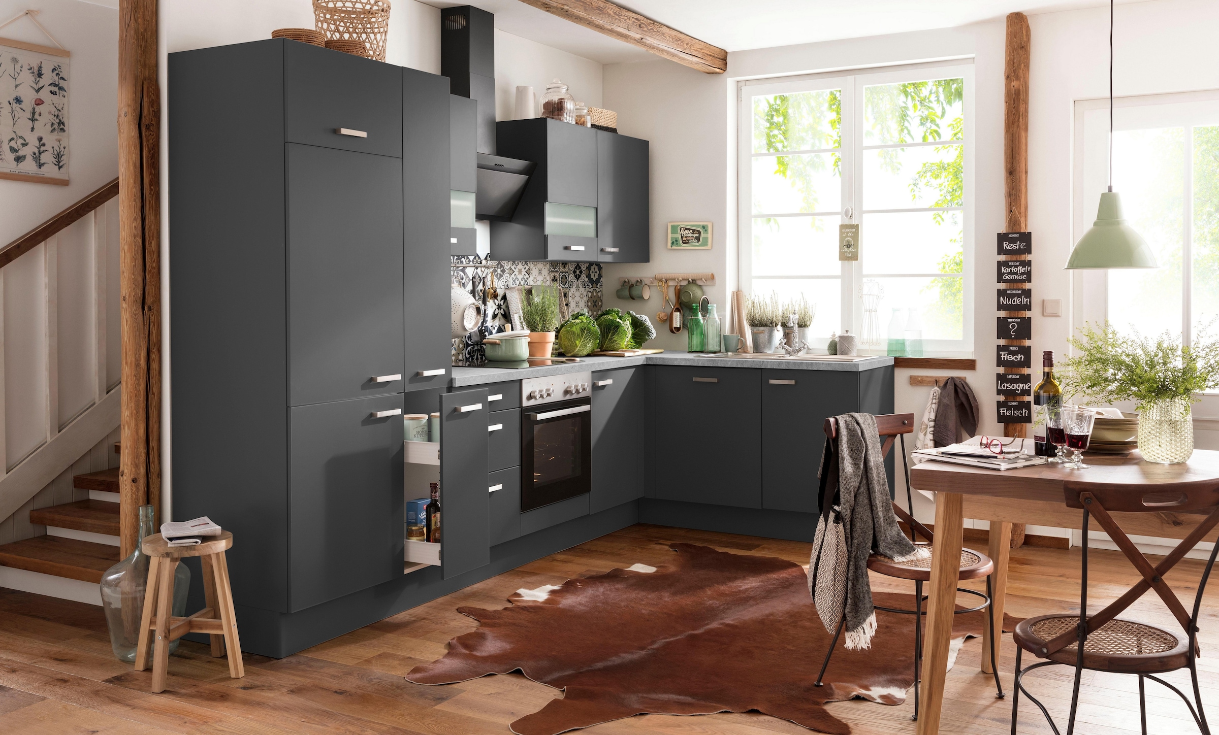 OPTIFIT Winkelküche »Parma«, ohne E-Geräte, Stellbreite 315 x 175 cm