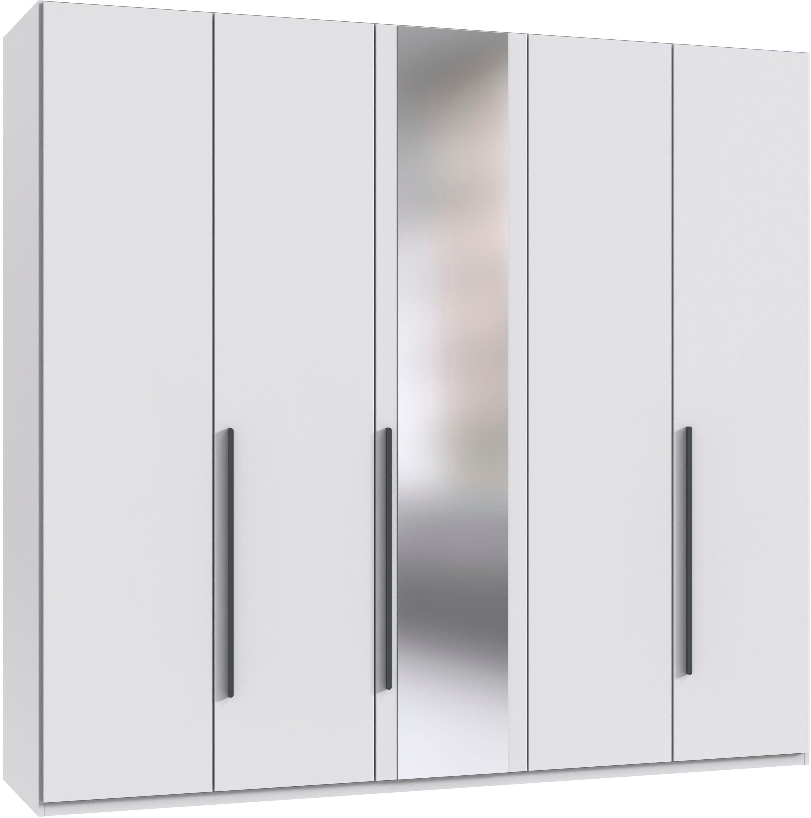 Wimex Drehtürenschrank "London in den Breiten 180cm, 225cm und 270cm erhältlich, inkl. Spiegel" Kleiderschrank wahlweise mit Basic- o. Premium-Ausstattung erhältlich