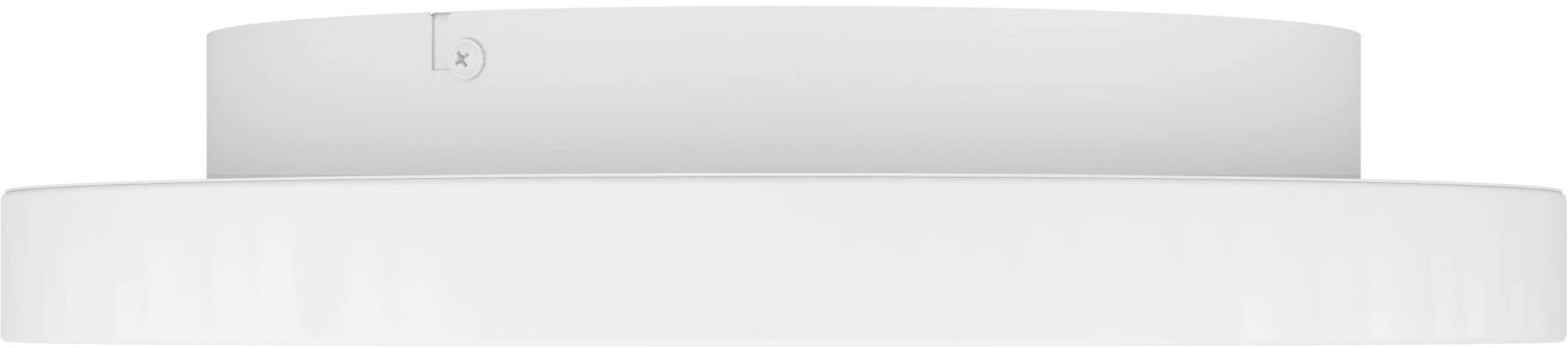 EGLO Deckenleuchte »Loretello Deckenlampe, Wohnzimmerlampe, Metall und Kunststoff, Lampe« LED-Modul 1 Stk. Kaltweiß | Neutralweiß | Warmweiß Wand-/Deckenleuchte - H7,5 x Ø35 cm - weiß - 12W inkl.