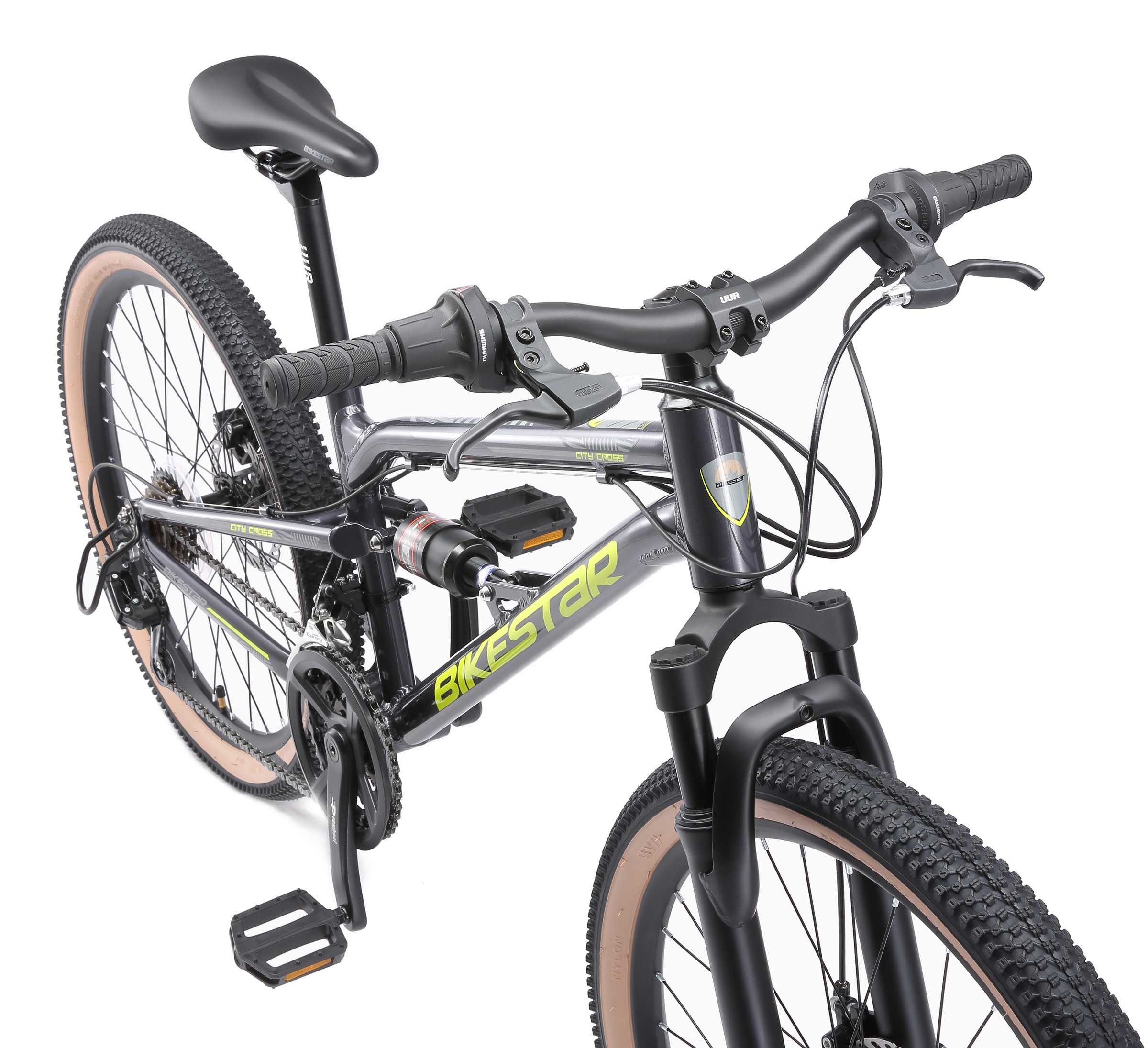 Bikestar Jugendfahrrad 21 Gang Shimano RD-TY21 Schaltwerk Kettenschaltung