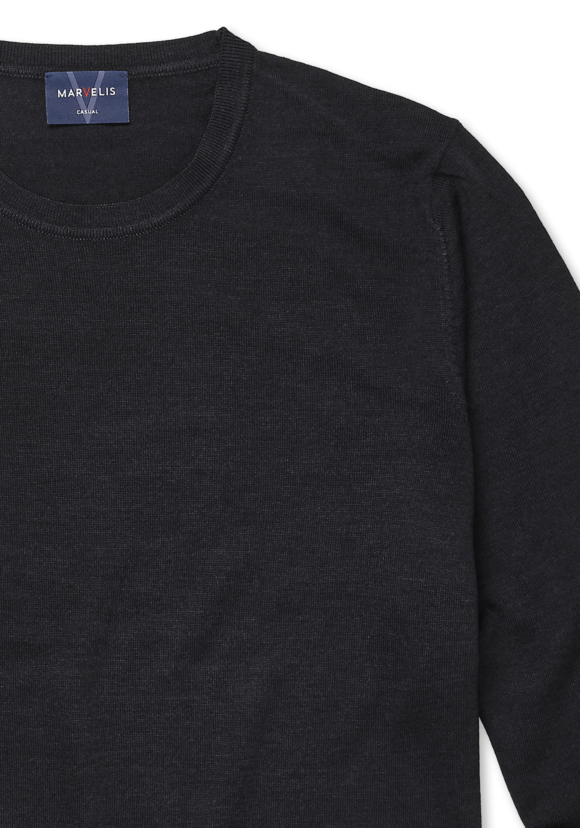 MARVELIS Rundhalspullover