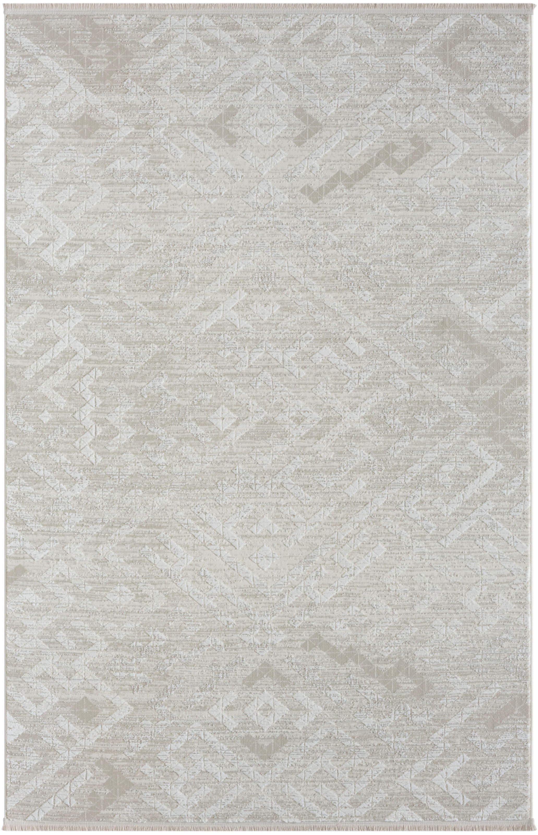 Myflair Möbel & Accessoires Teppich »My Type 2 Lagerräumung«, rechteckig, 10 mm Höhe, Kurzflor, Ethno-Style, besonders weich durch Microfaser, mit Fransen
