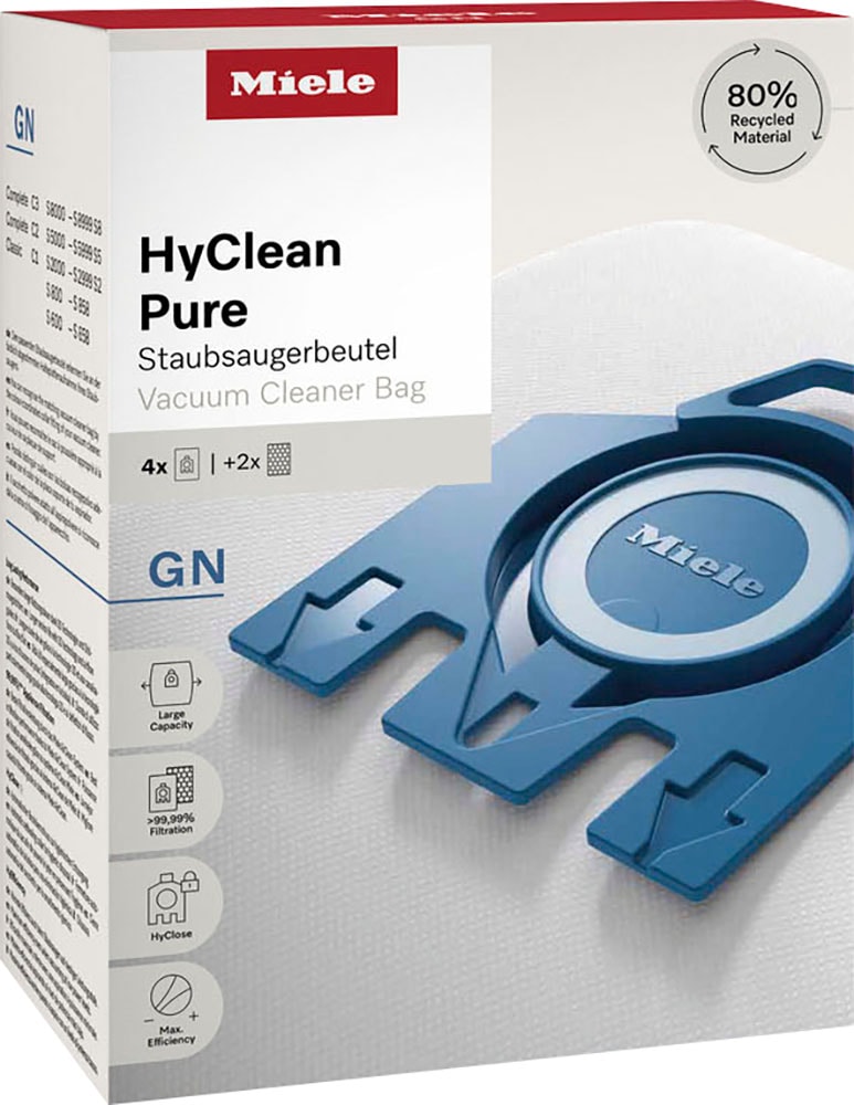 Staubsaugerbeutel »GN HyClean Pure 2.0 / Mit bester Filtrationsleistung«, (Packung),...