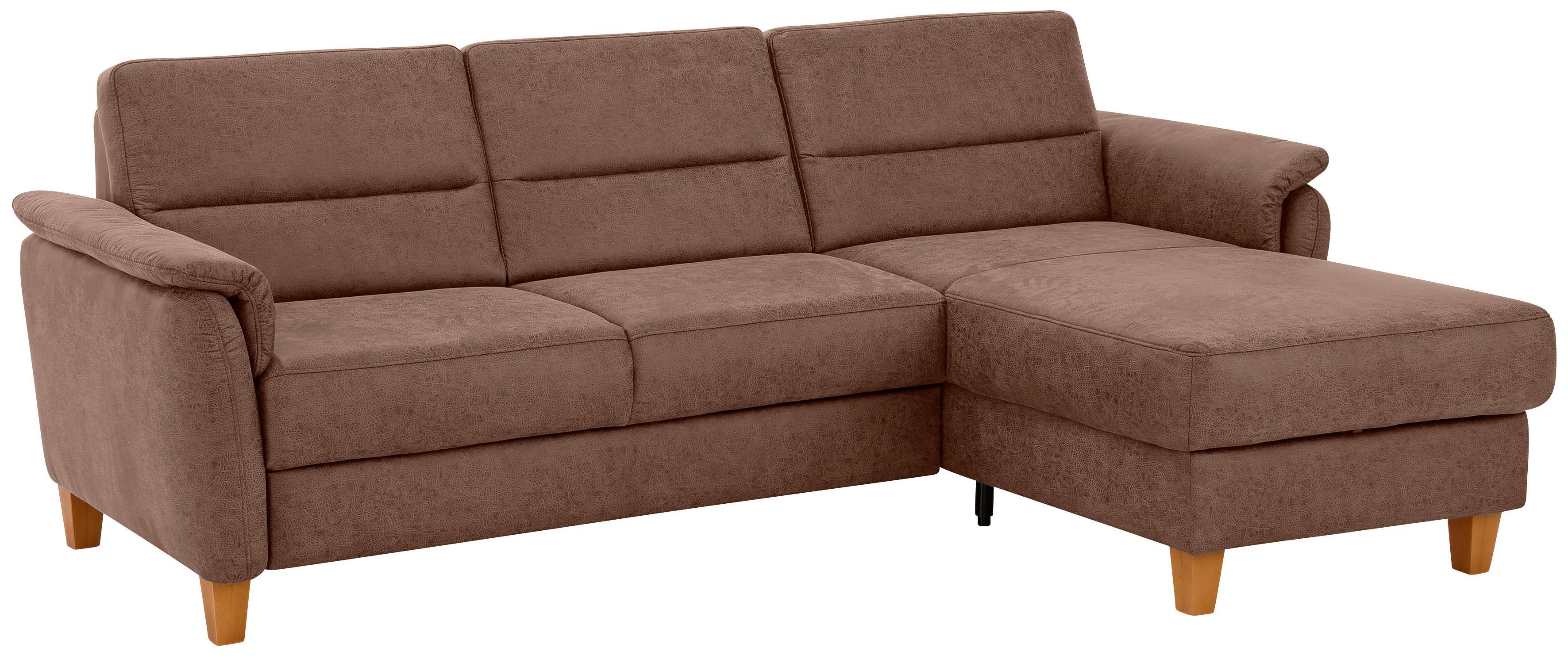 Home affaire Ecksofa "Palmera L-Form, B: 244 cm - OTTO. Verlässliche Qualität." optional Schlaffunktion & Bettkasten, Federkern