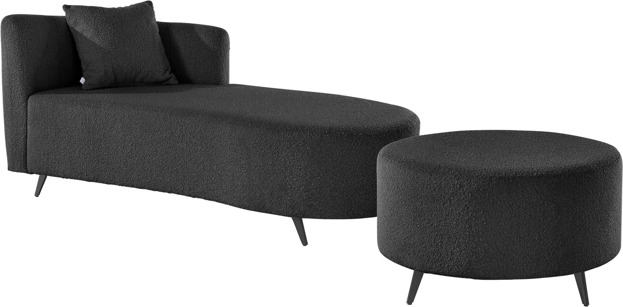 Home affaire Recamiere "Hulby" wahlweise mit und ohne Hocker und Armlehne l günstig online kaufen