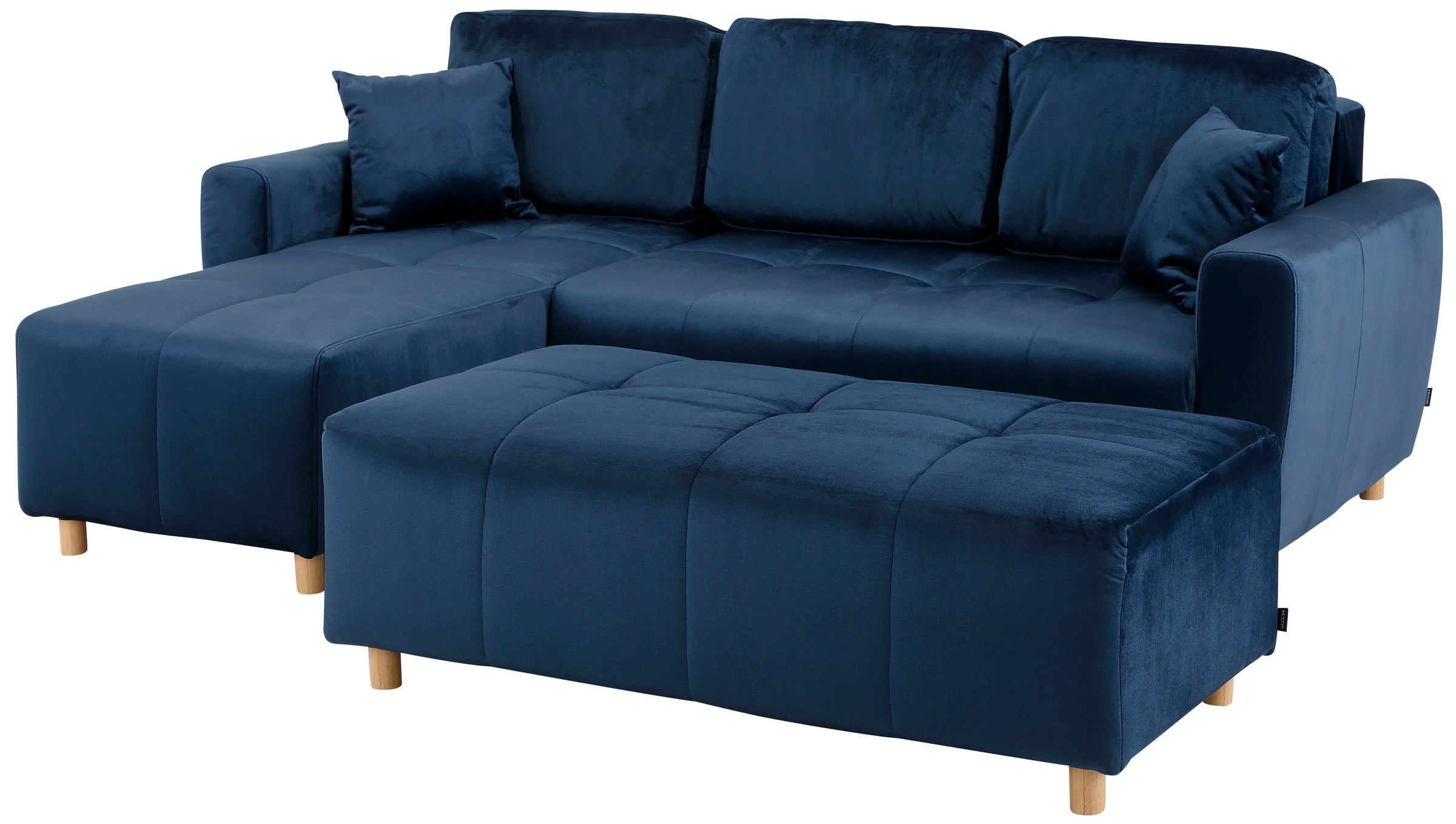 Home affaire Ecksofa »Scania L-Form«, wahlweise mit Bettfunktion und Bettkasten