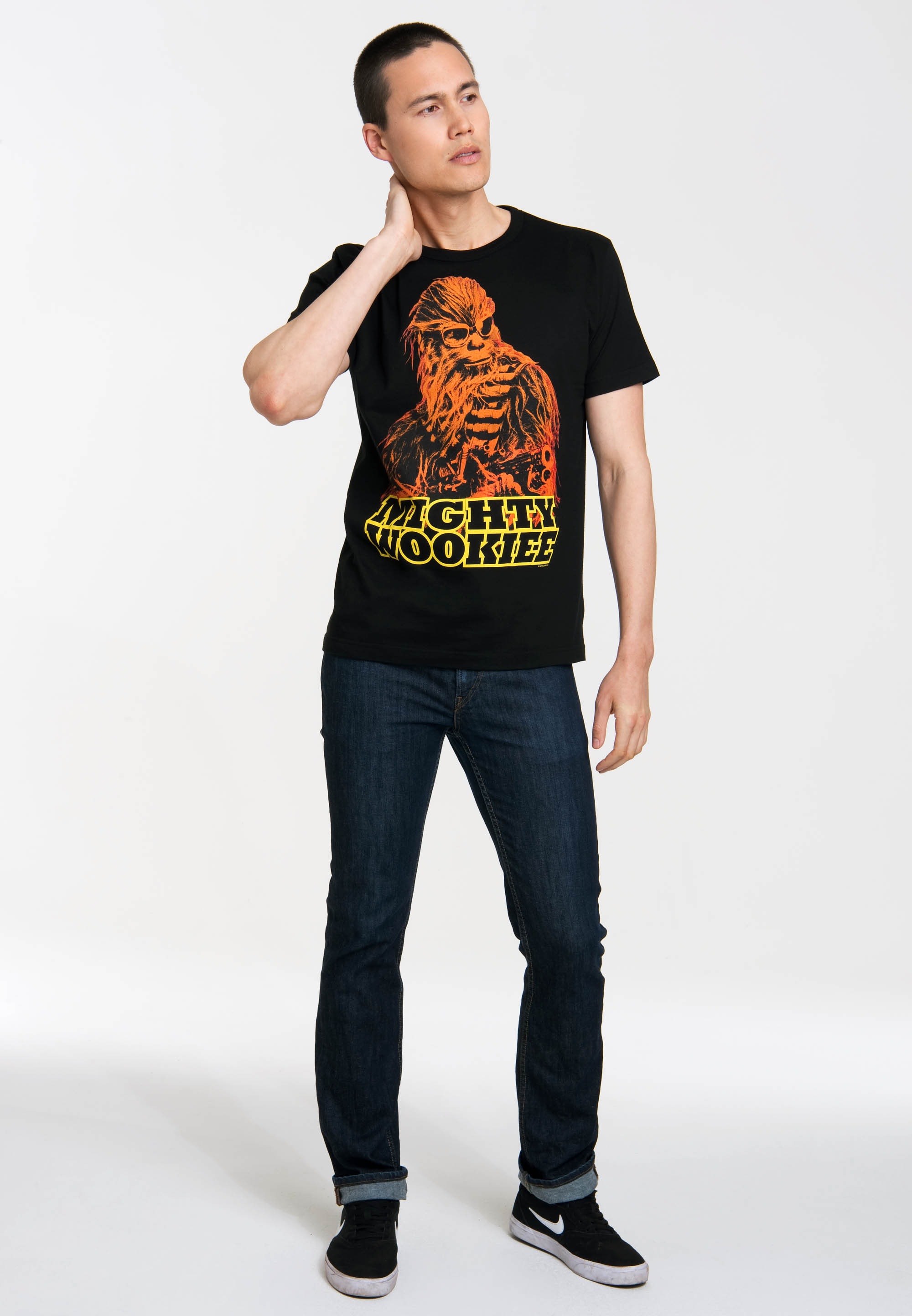 bestellen »A Star BAUR T-Shirt Chewbacca-Print LOGOSHIRT ▷ | Story«, Wars mit