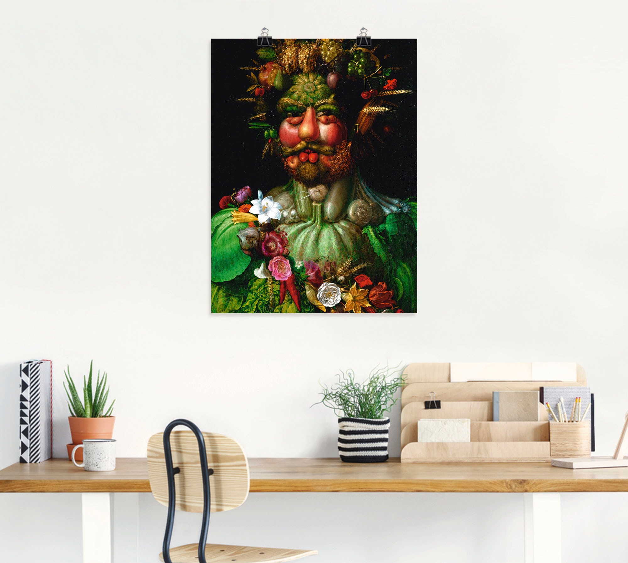 Artland Wandbild »Vertumnus (Kaiser Rudolf II.). 1590«, Porträts, (1 St.), als Leinwandbild, Poster in verschied. Größen