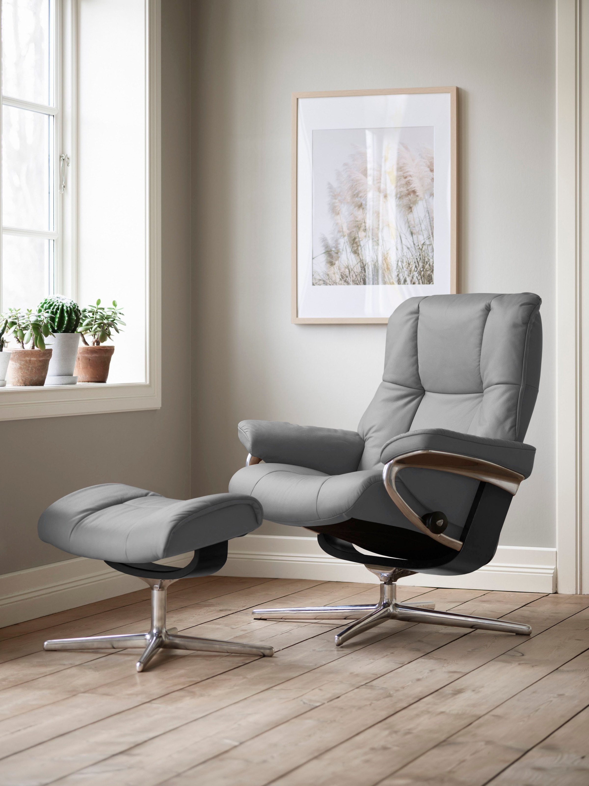 Stressless Relaxsessel "Mayfair", mit Cross Base, Größe S, M & L, Holzakzen günstig online kaufen