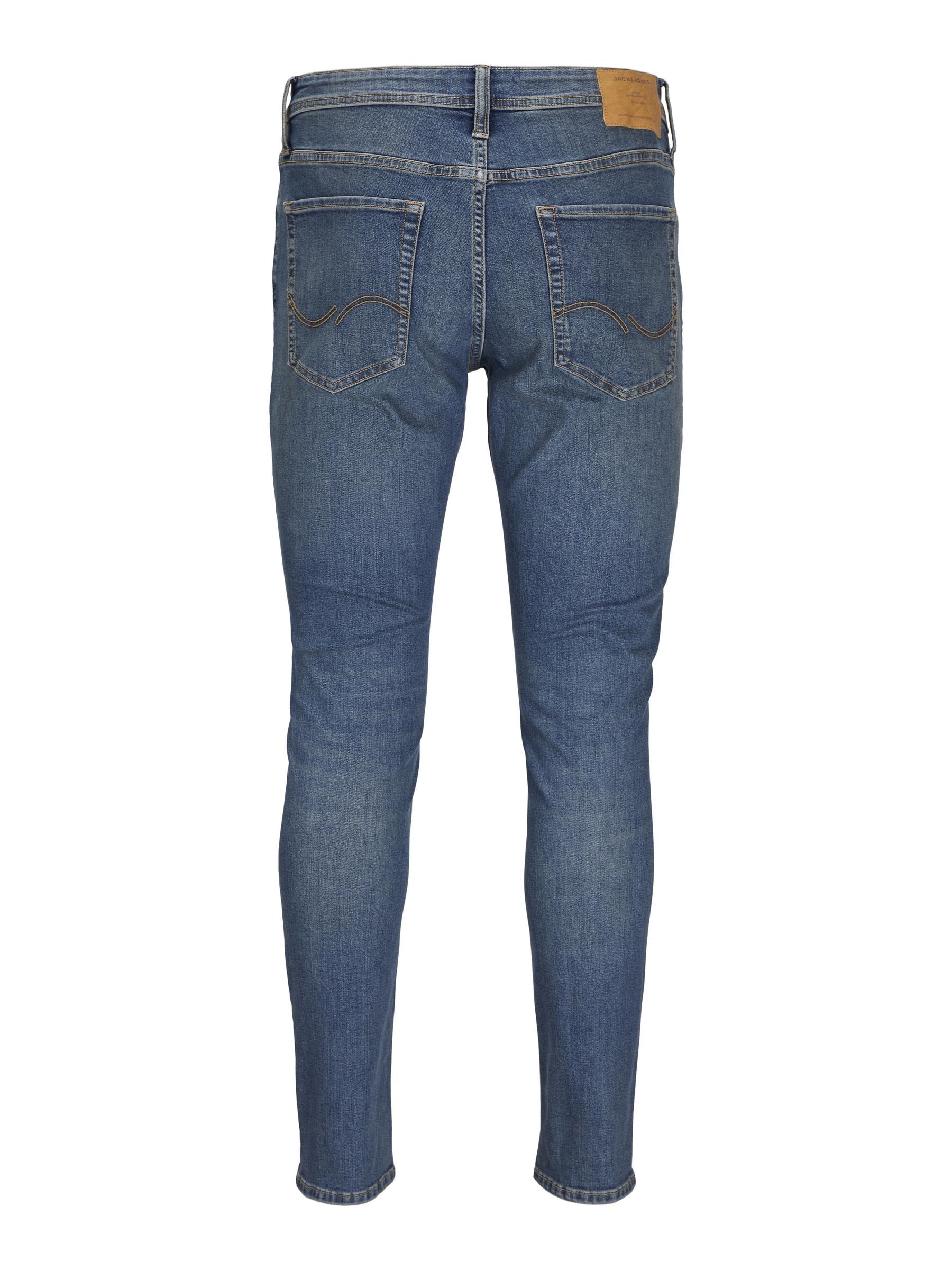 Jack & Jones Slim-fit-Jeans »JJIGLENN Slim-Fit mit Stretch und praktischer 5-Pocket-Form«, mit Abriebeffekten