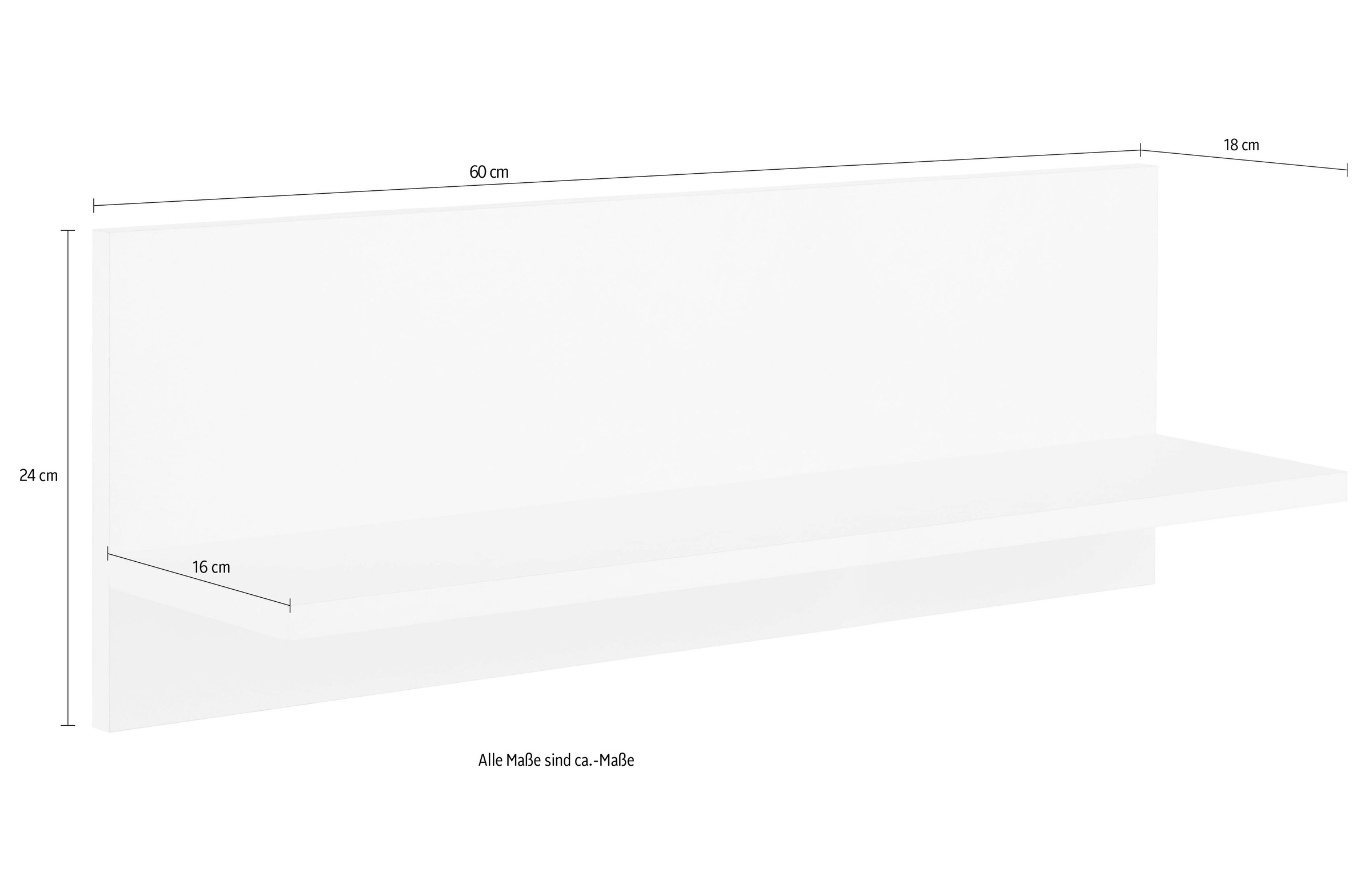 KOCHSTATION Wandboard »KS-Virginia«, 60 cm breit
