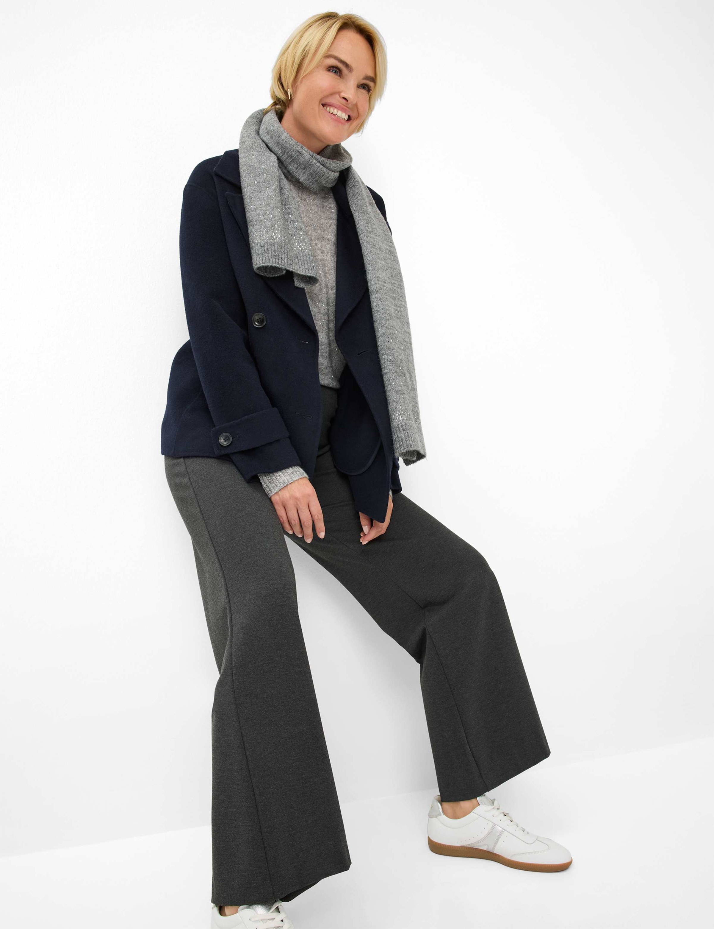 RAPHAELA by BRAX Boyfriend-Hose »Style DamenpulloverTH FLARED«