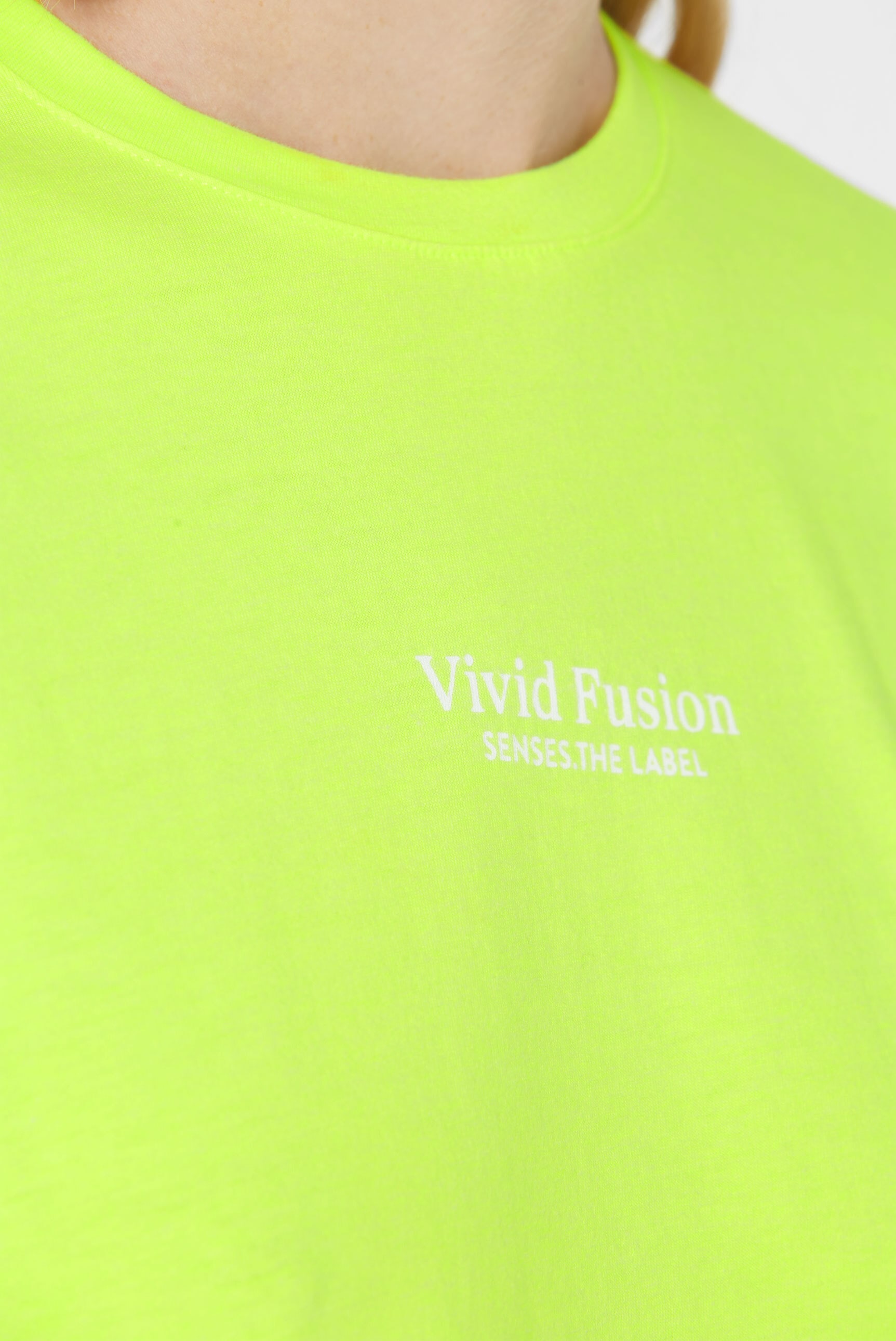 SENSES.THE LABEL Rundhalsshirt, aus Baumwolle