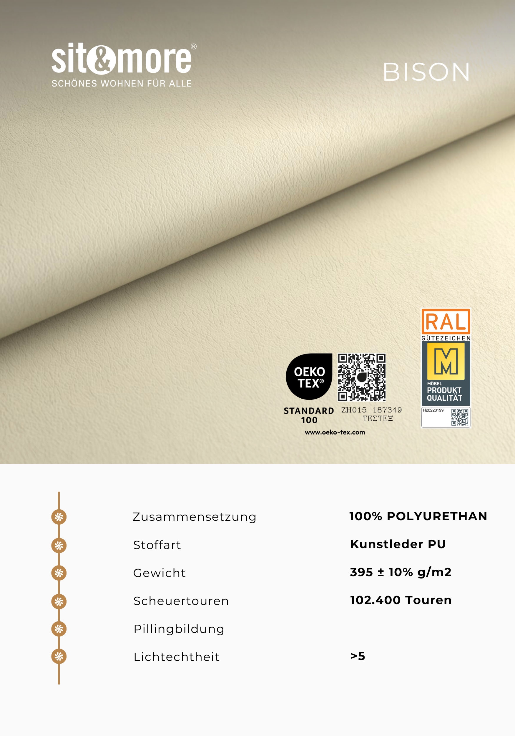 sit&more Wohnlandschaft »Savona U-Form, B: 320 cm« optional Bettfunktion, Federkern
