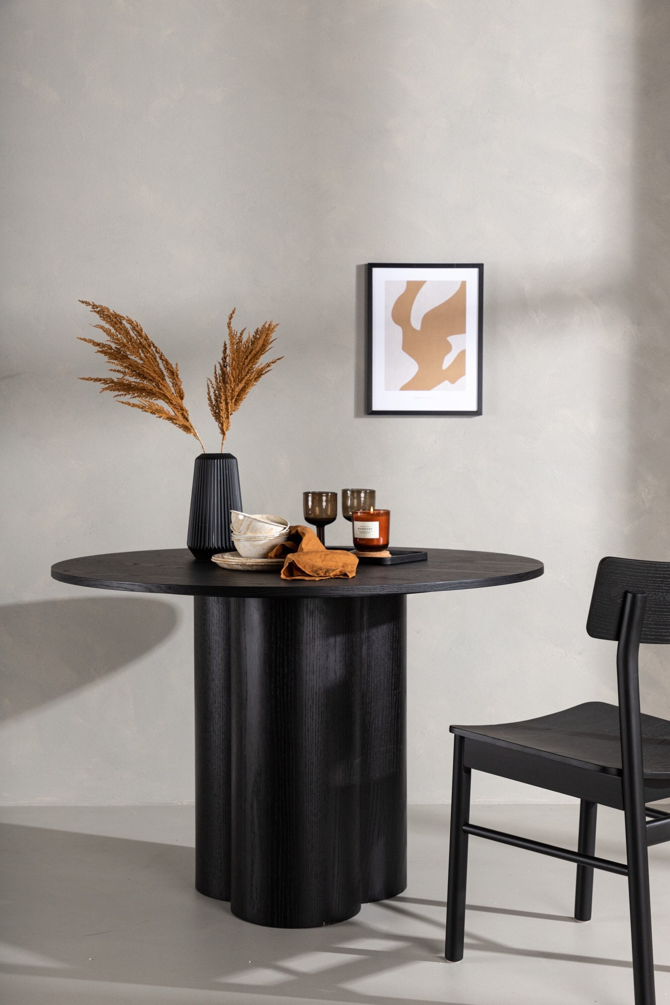 Venture Home Esstisch "Olivia, runder Esstisch, Ø 110 cm" Esszimmertisch, MDF, rund, skandinavisch, geschmackvoll