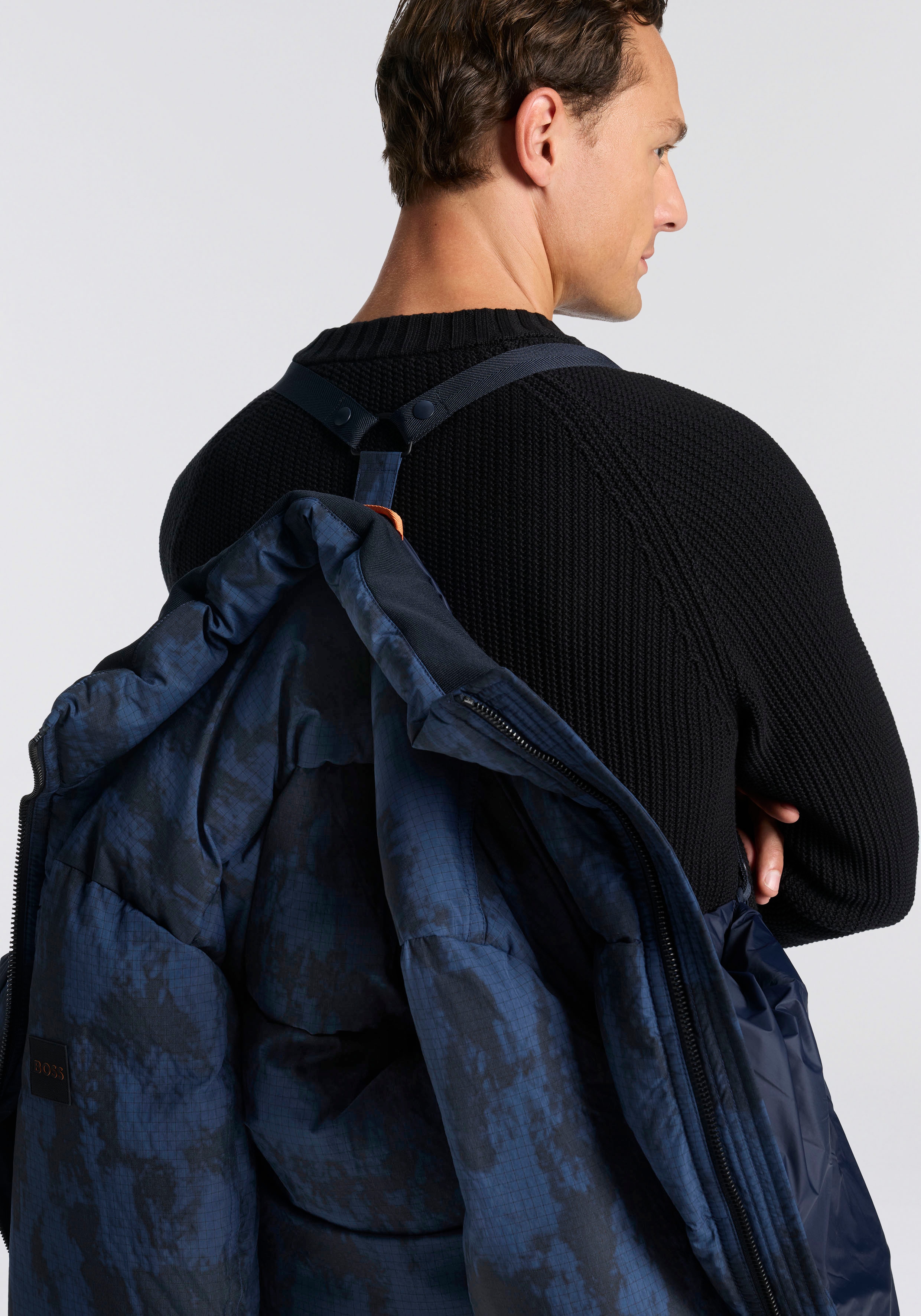 Thumbnail - BOSS ORANGE Steppjacke "Oshin" Stehkragen, Rippbündchen