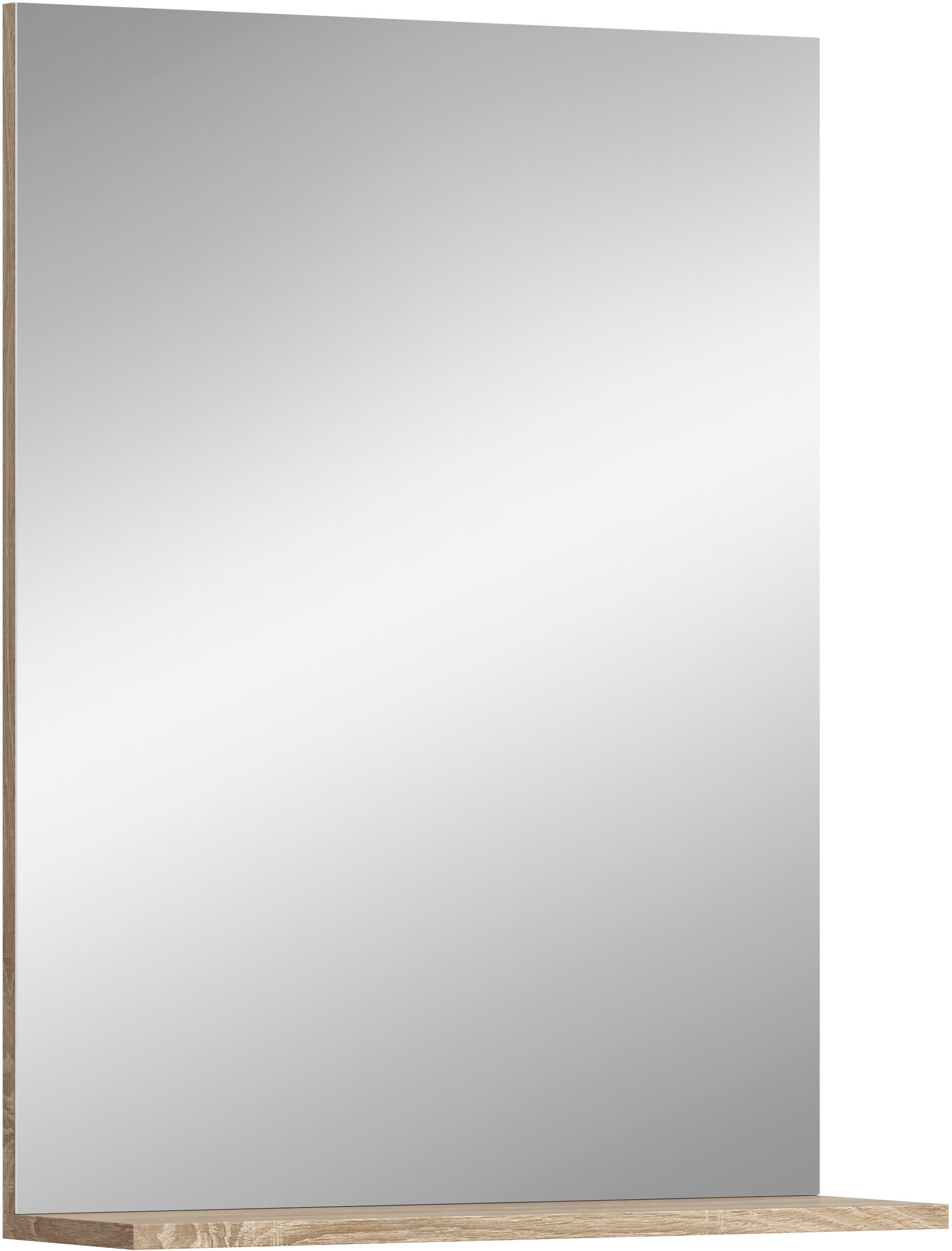 welltime Badspiegel "SIENA, Breite 60cm, 1 Ablageboden, hochwertiges Spiegelglas" in verschiedenen Farben erhältlich, Badmöbel, Spiegel, Badezimmer