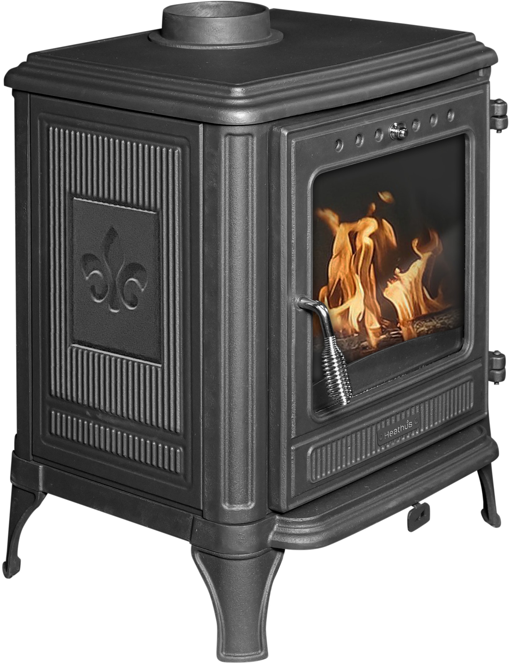 Kaminofen "Castor 85" Großer Feuerraum