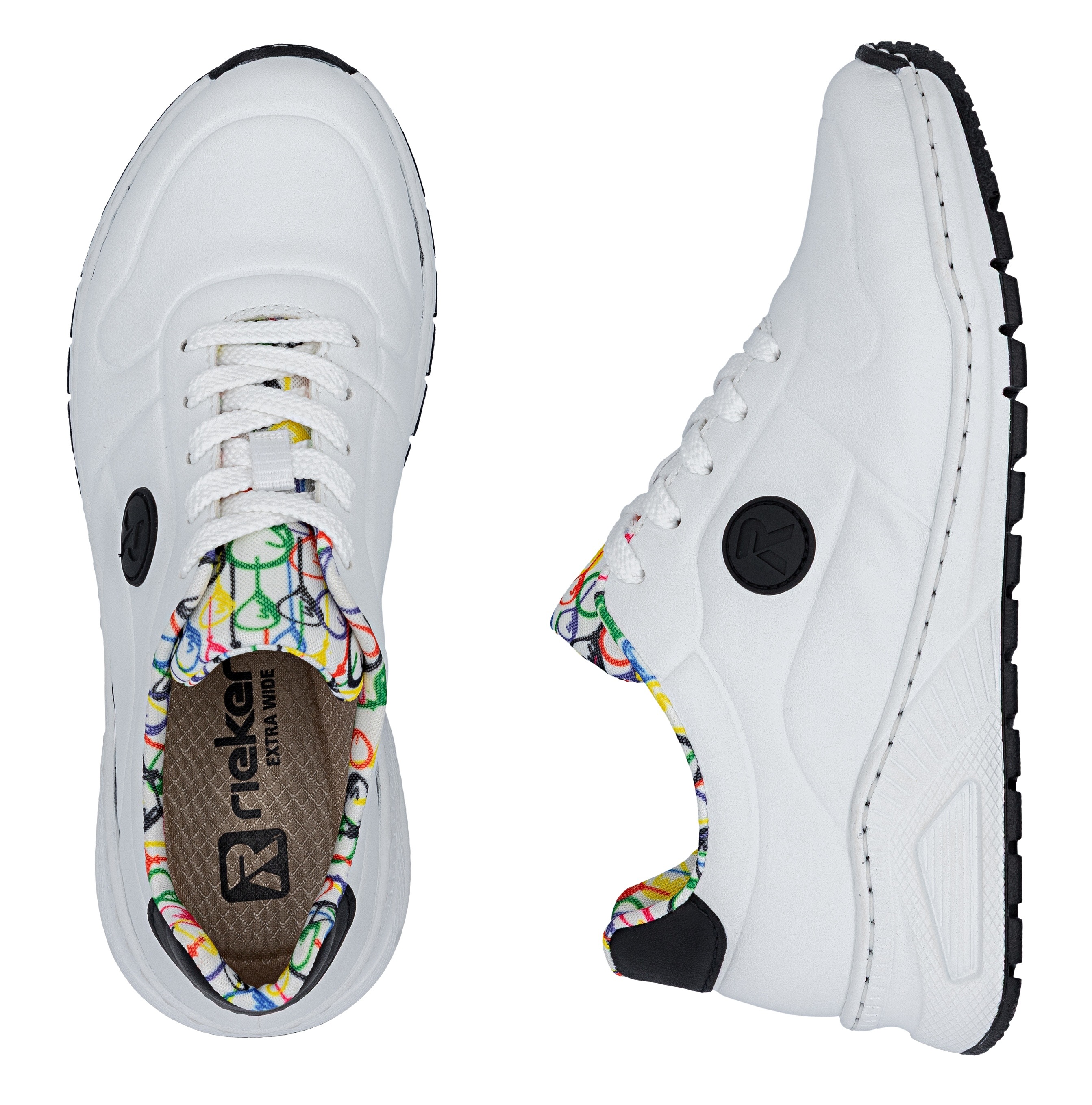 Thumbnail - Rieker Sneaker mit MemoSoft-Innensohle, Freizeitschuh, Halbschuh, Schnürschuh