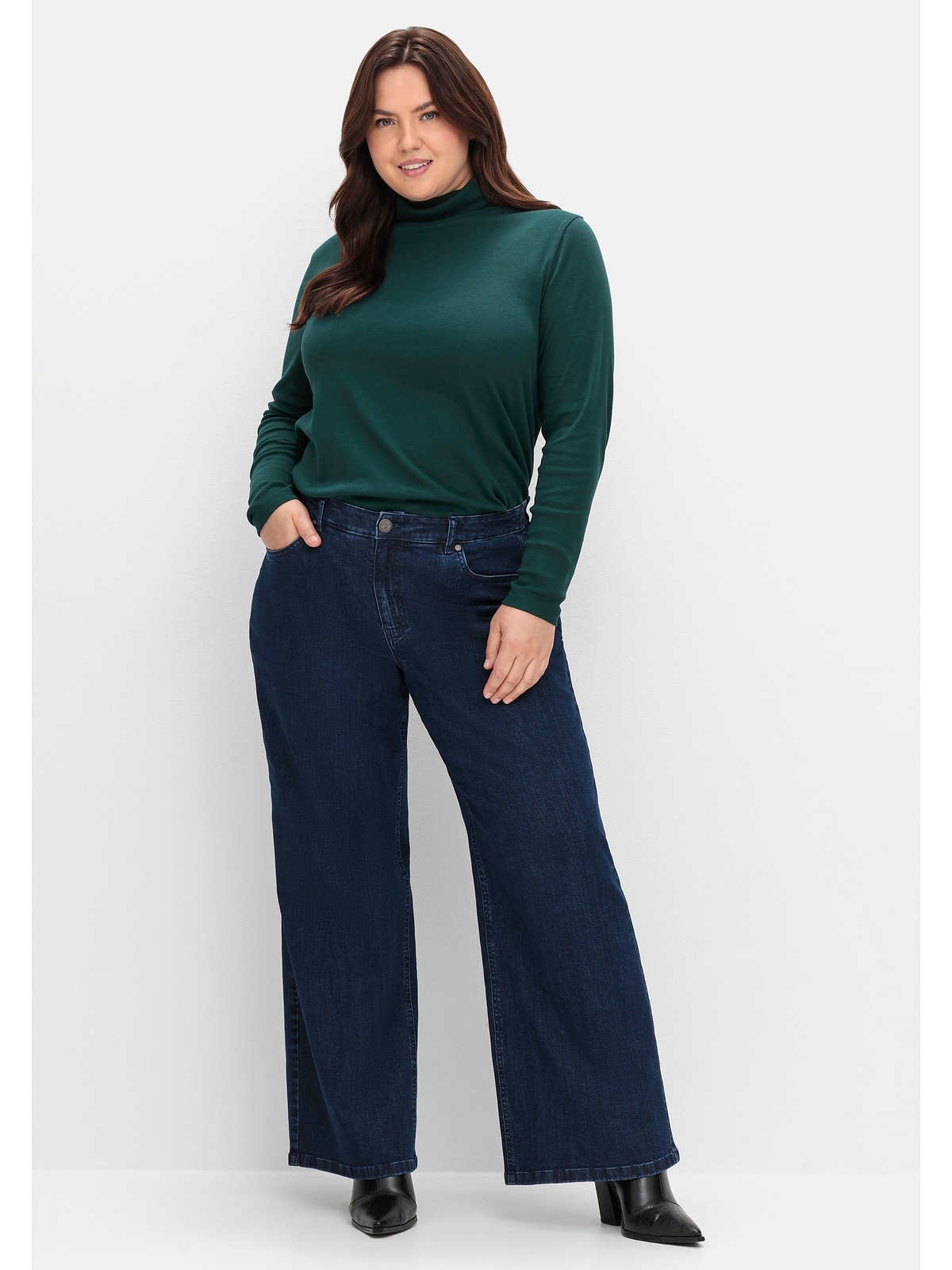 Stretch-Jeans »Große Größen«, High-Waist, im Curvy-Schnitt ELLA