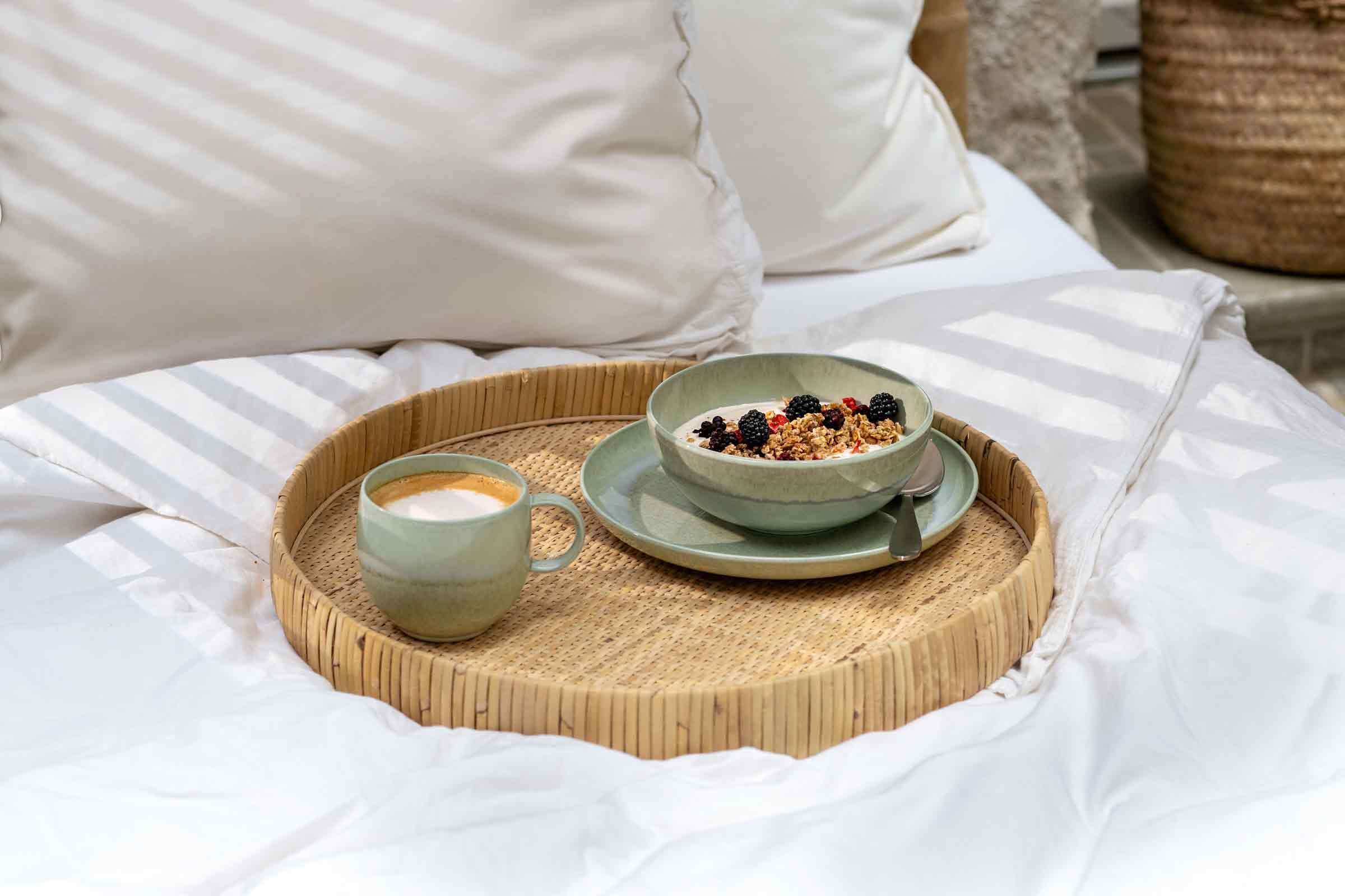 like. by Villeroy & Boch Schale »Schüsseln Perlemor Alga 590 ml 4er Set grün«