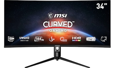 MSI Curved-Gaming-Monitor »Optix MAG342CQR«, 86 cm/34 Zoll, 3440 x 1440 px, UWQHD, 1... kaufen
