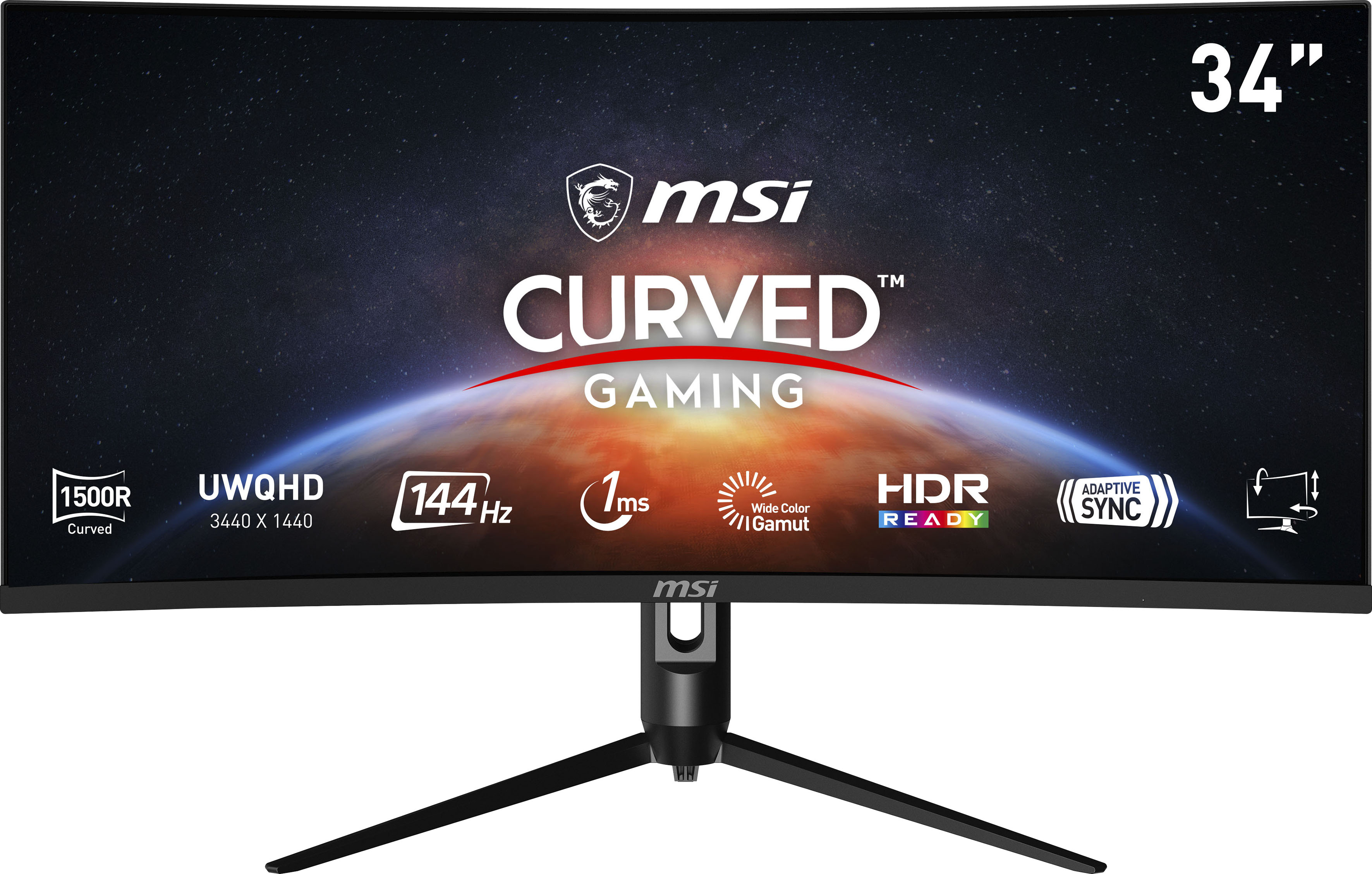 Curved-Gaming-Monitor »Optix MAG342CQR«, 86 cm/34 Zoll, 3440 x 1440 px, UWQHD, 1 ms...