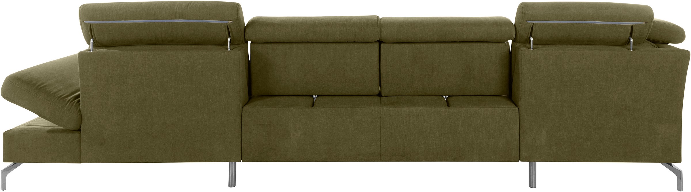 sit&more Wohnlandschaft »Brisbane U-Form«, Fußhöhe 15 cm, inklusive Sitztiefen-, Armteil- und Kopfteilverstellung