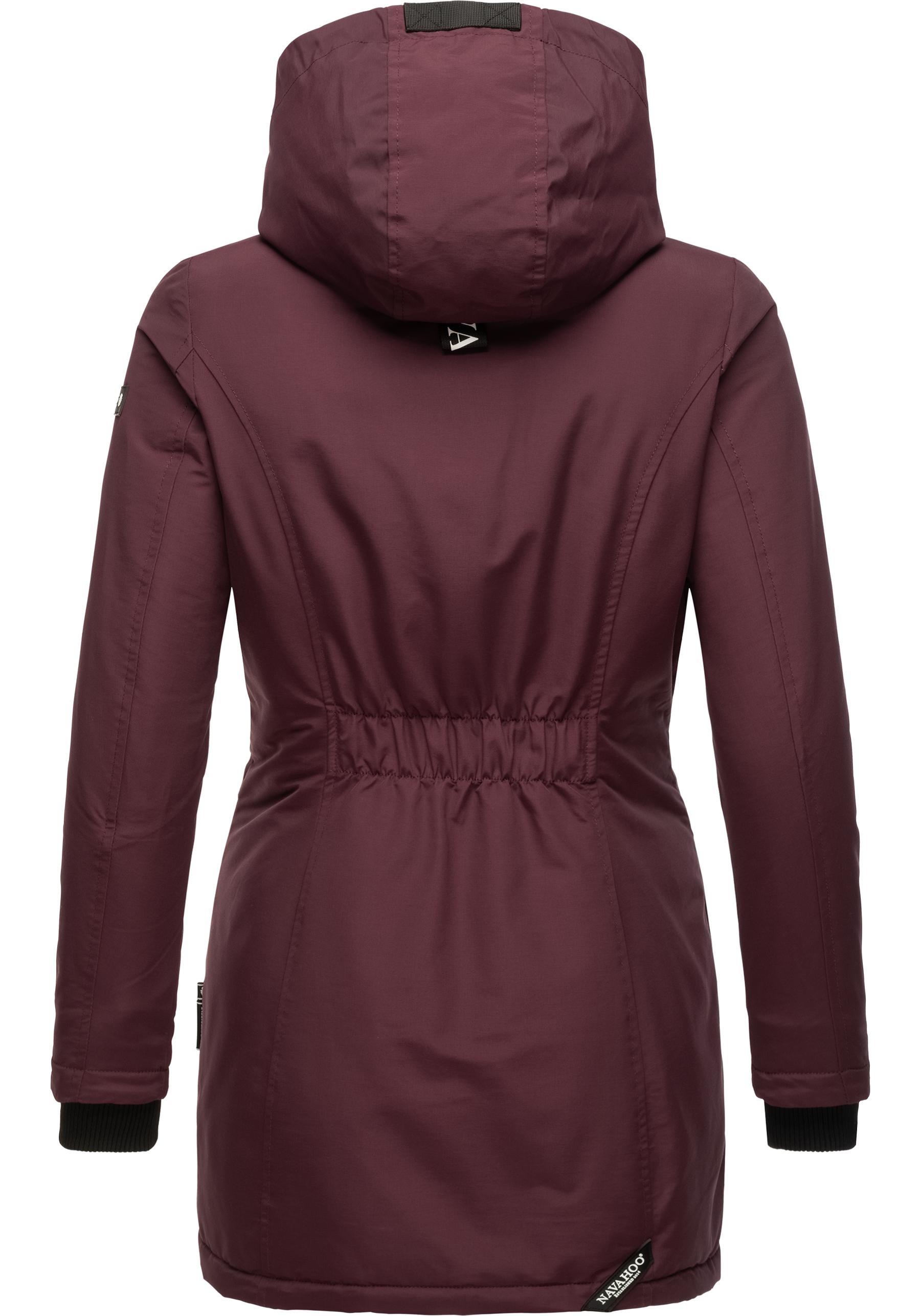 Navahoo Winterjacke »Blizzardstorm«, mit Kapuze, Warm gefütterter Wintermantel mit Kapuze
