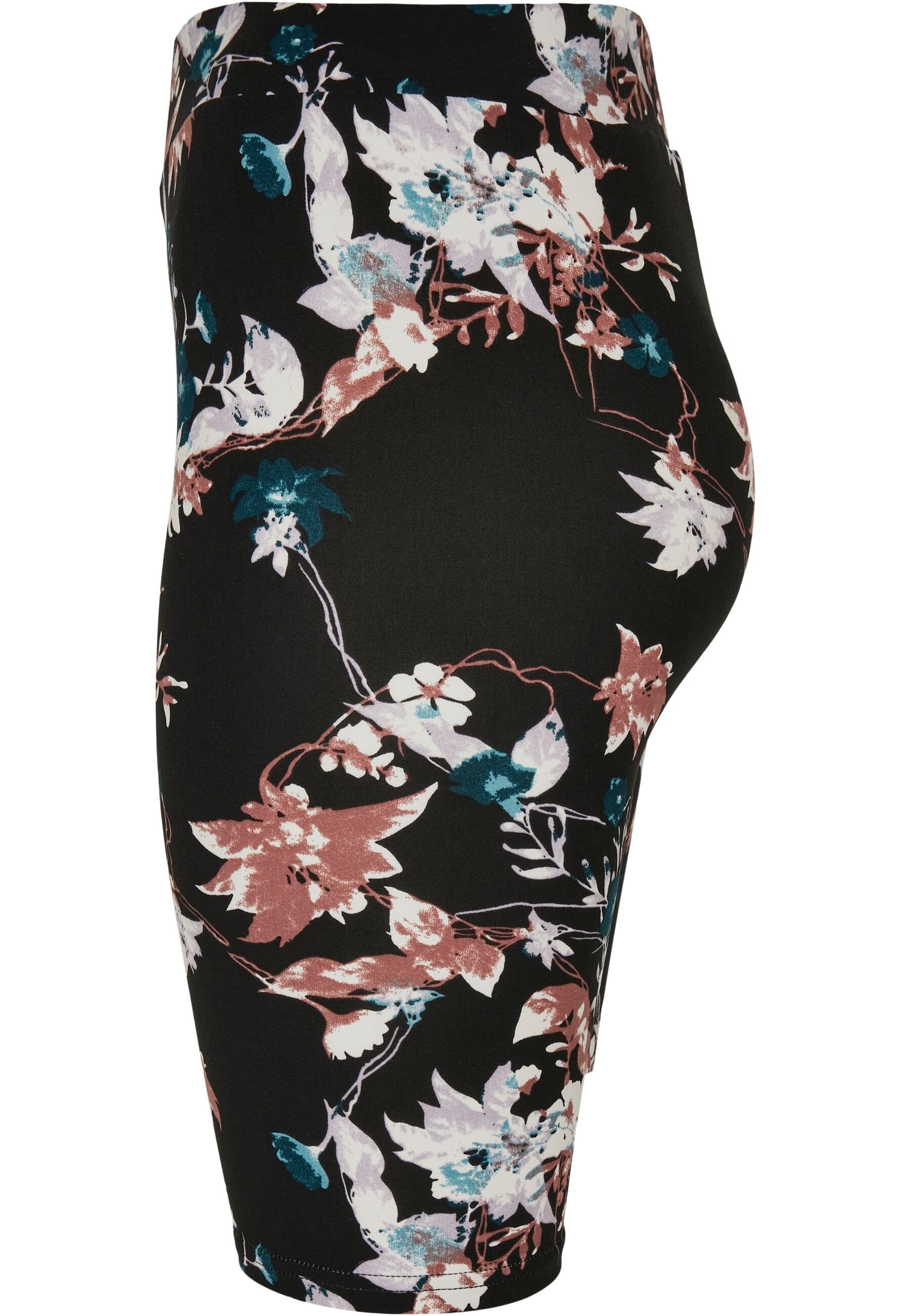 URBAN CLASSICS Radlerhose »Urban Classics Damen Ladies Soft AOP Cycle Shorts«, (1 tlg.)