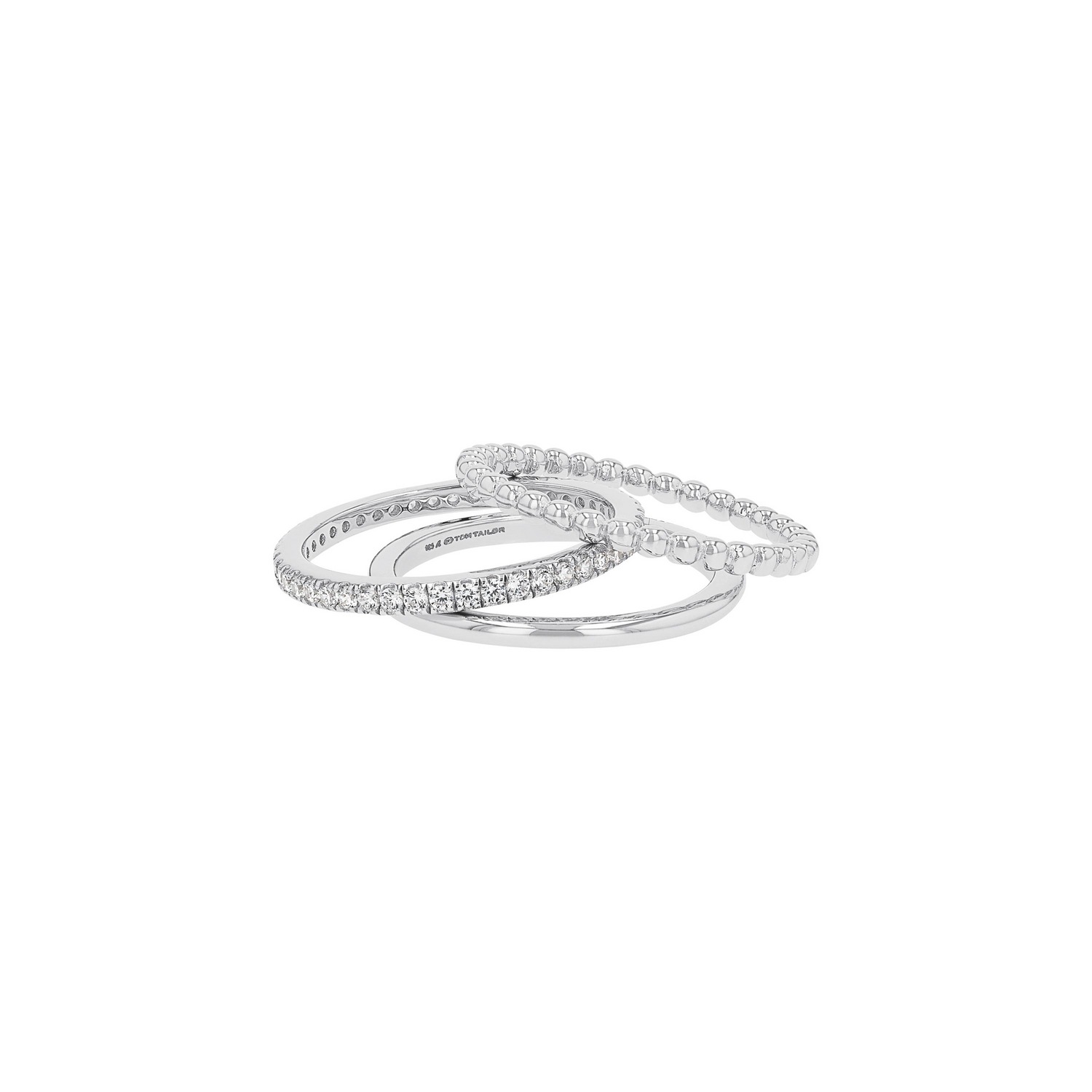 TOM TAILOR Ring-Set »Multipack Schmuck Geschenk Silber 925« mit Zirkonia (synth.)