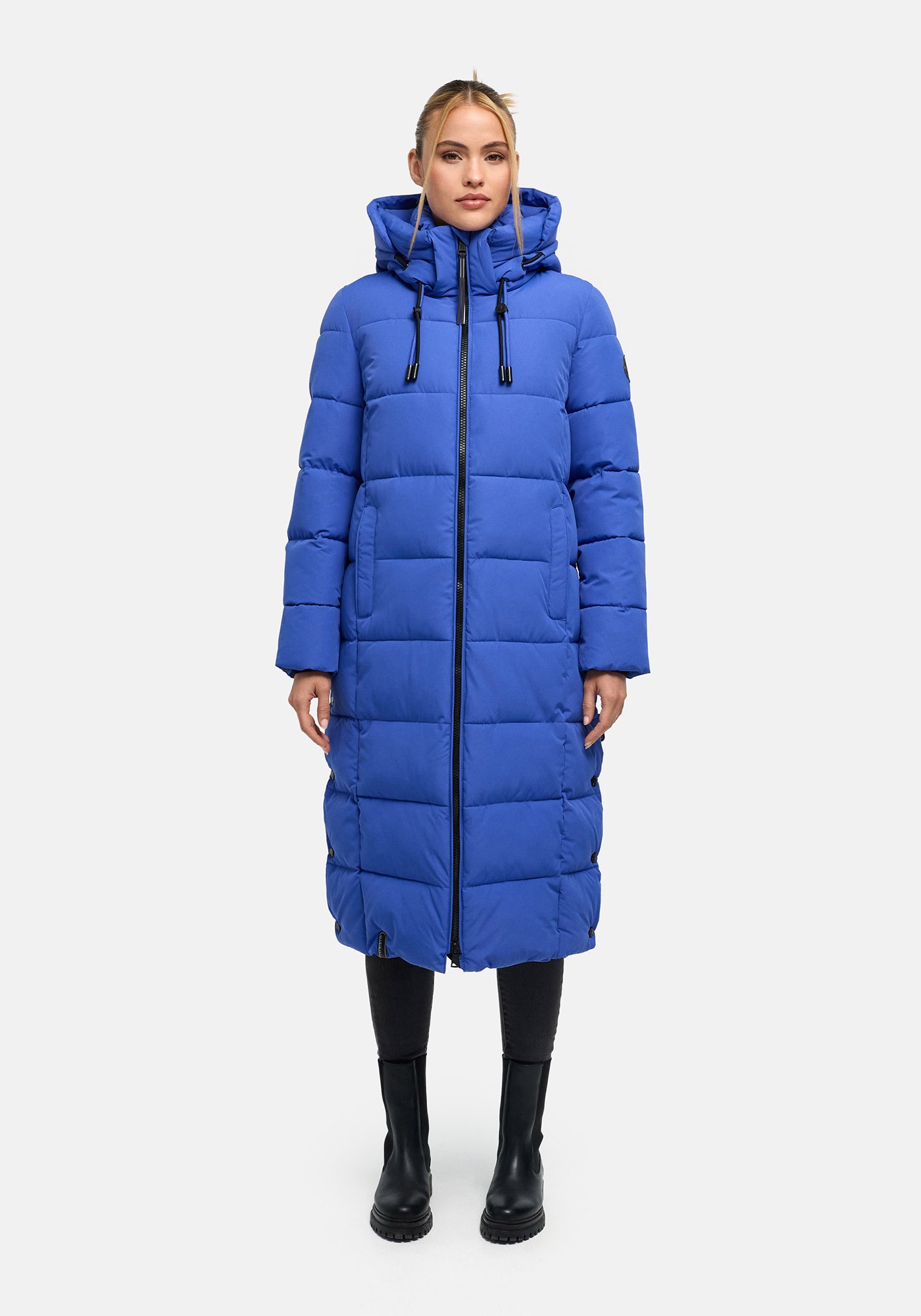 Marikoo Winterjacke »Nadeshikoo XIV« extra langer Winter Mantel gesteppt