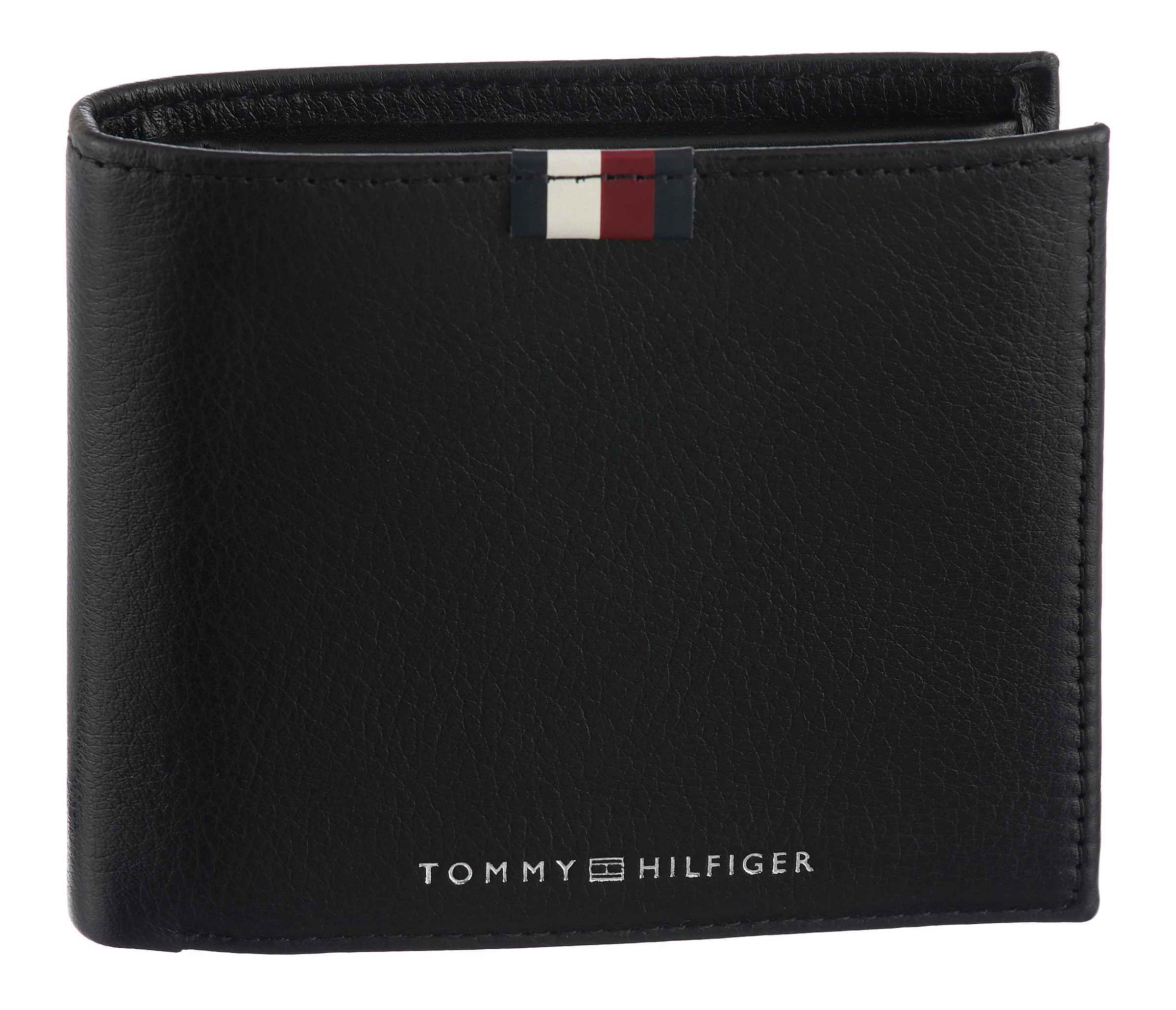 Tommy Hilfiger Geldbörse "TH PREM LEA CC FLAP AND COIN", Unisex Geldbeutel, günstig online kaufen