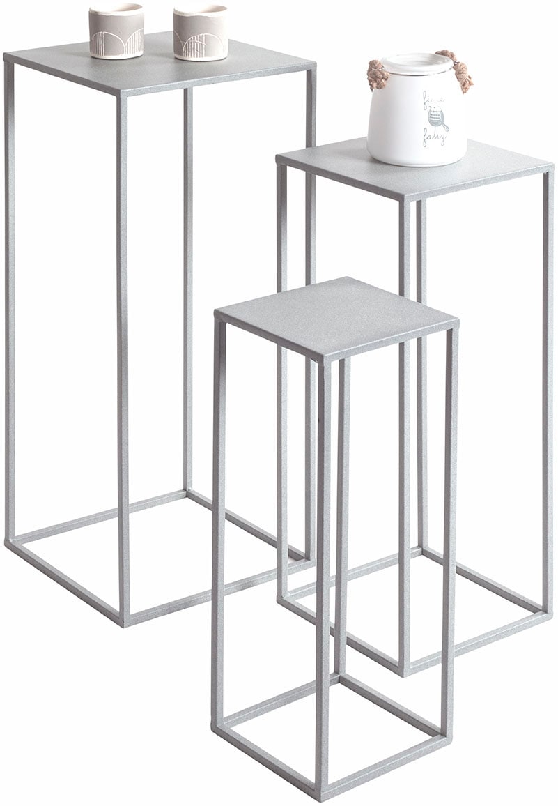 HAKU Blumentisch »3er Set Blumensäulen« Set, 3er Set, 3 Stk. tlg. auch für den geschützten Außenbereich geeignet