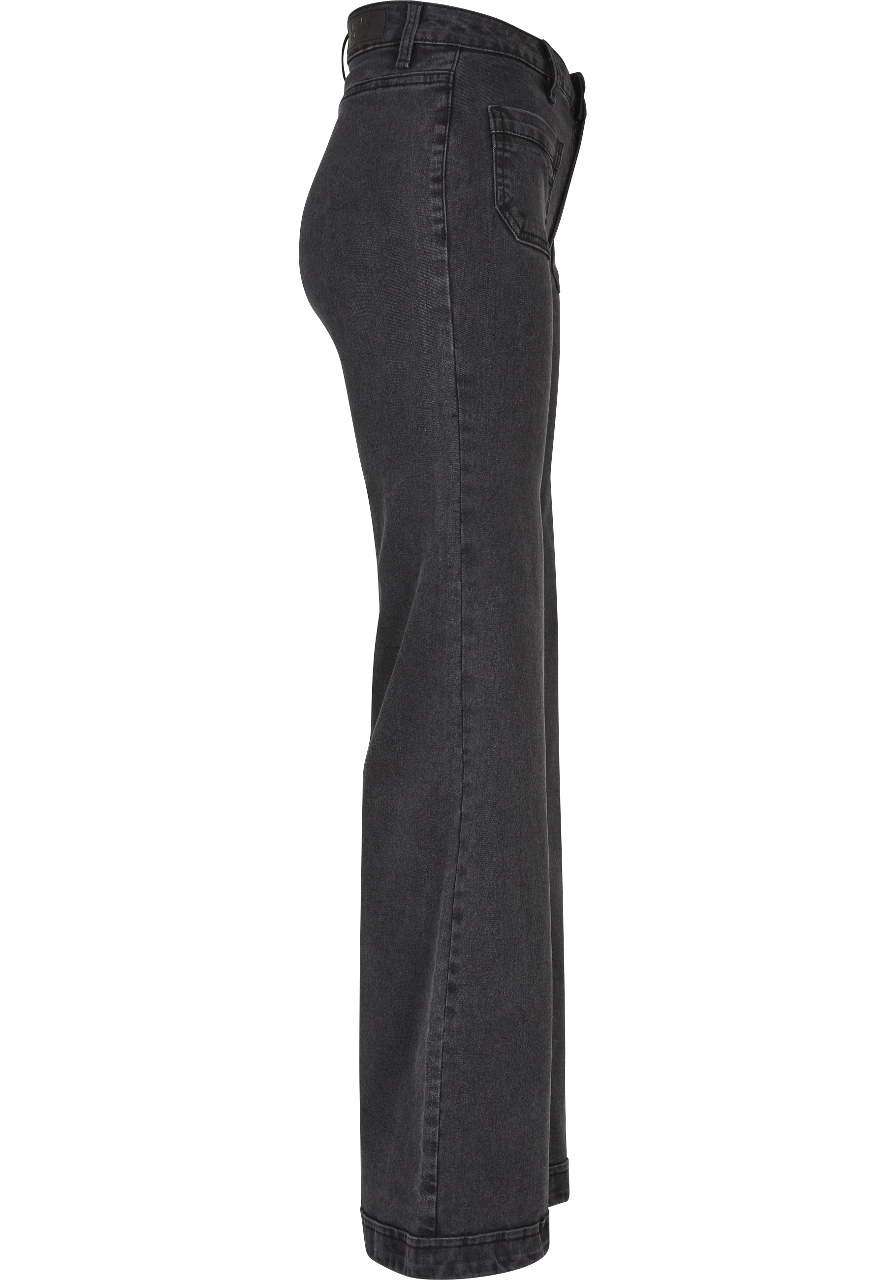 URBAN CLASSICS Outdoorhose »Urban Classics Damen Ladies Vintage Flared Denim Pants«
