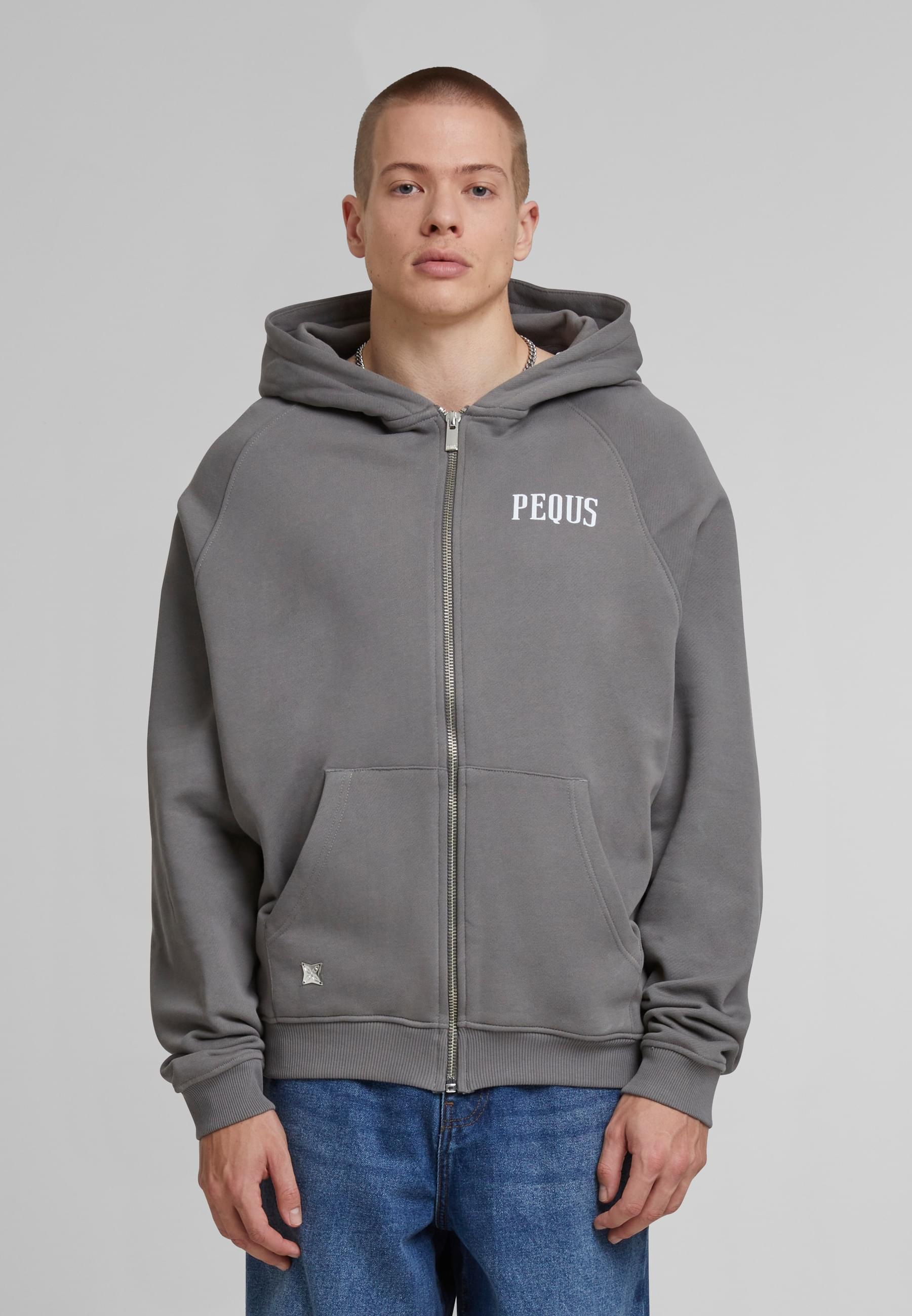 PEQUS Sweatjacke »PEQUS PEQUS Back Logo Zip Hoodie«