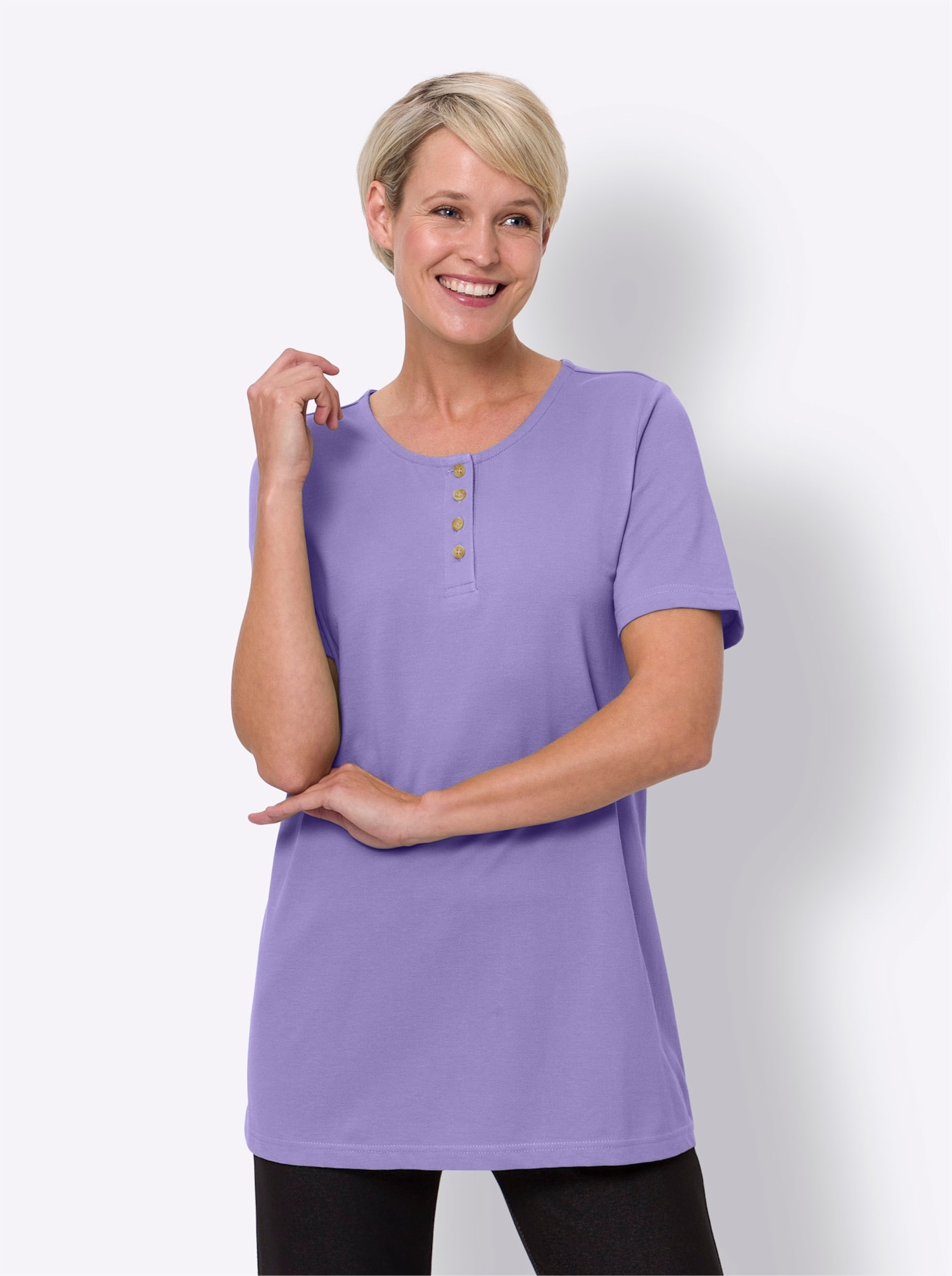 Classic Basics Longshirt "Longshirt" 1 Stk. tlg. günstig online kaufen