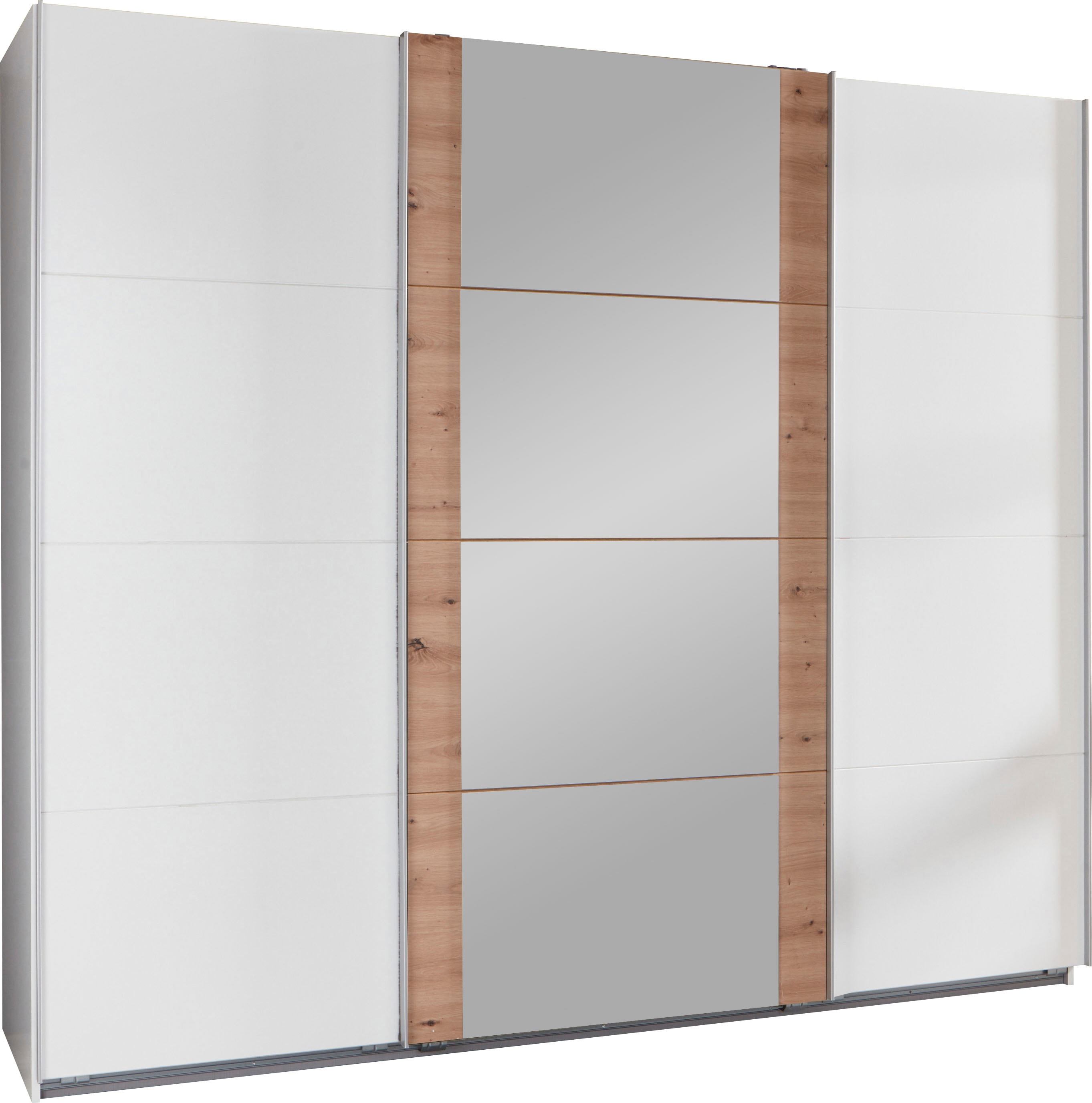 Wimex Schwebetürenschrank "Bern Schiebetürenschrank" Schrank mit zusätzlicher Innenausstattung, Garderobe