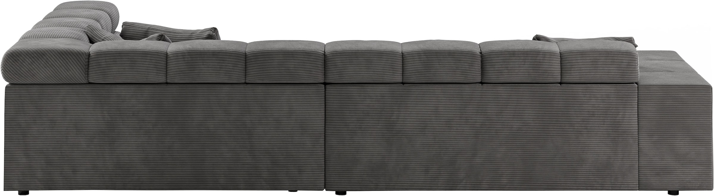 INOSIGN Ecksofa »Ancona incl. Kopfteilverstellung, OTTOs Choice, Breite 319cm, L-Form«, wahlweise motorische Sitztiefenverstellung, auch in Cord + Easy Care