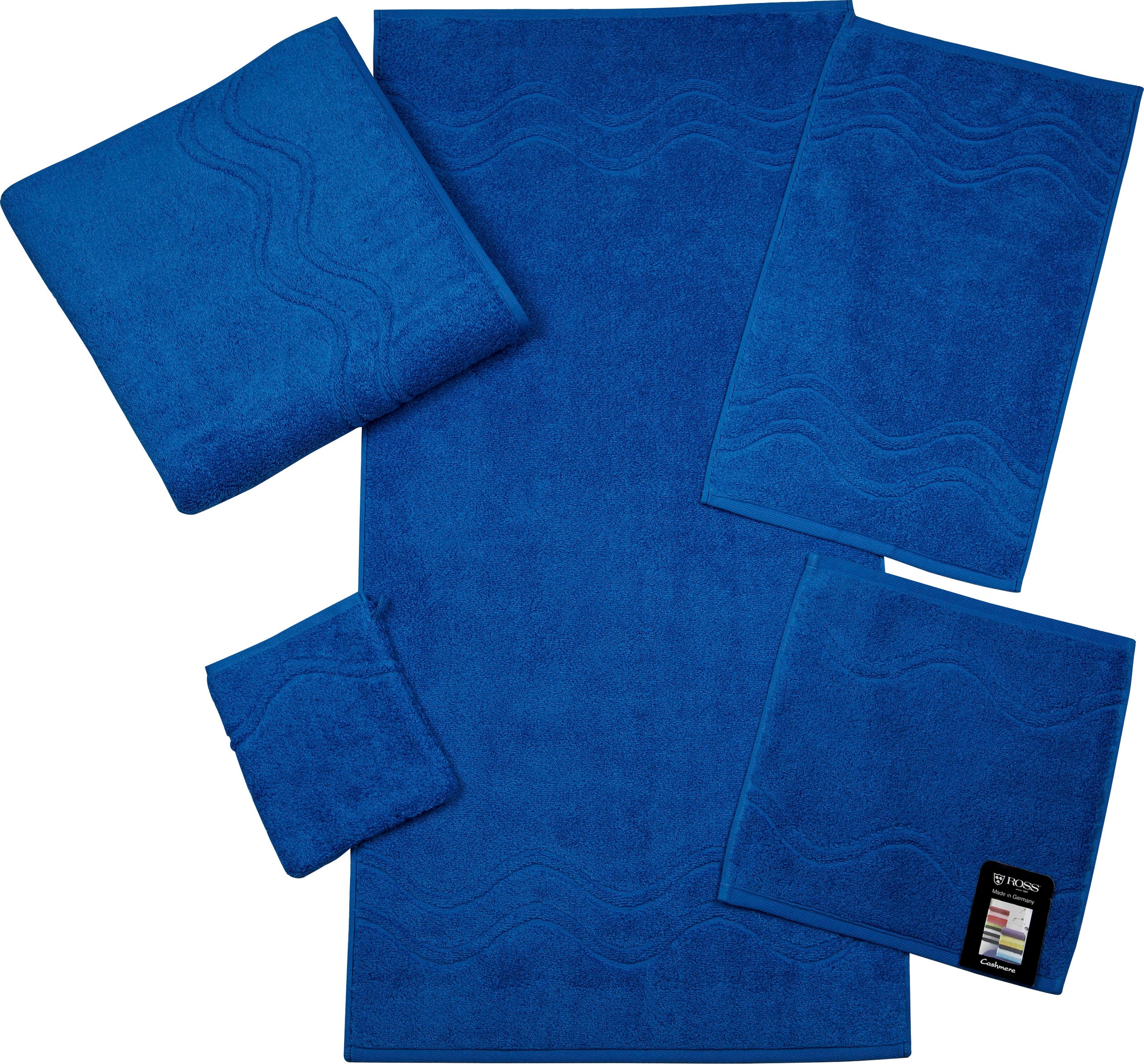 ROSS Duschtuch »Cashmere feeling«, (1 St.), mit Wellen-Bordüre