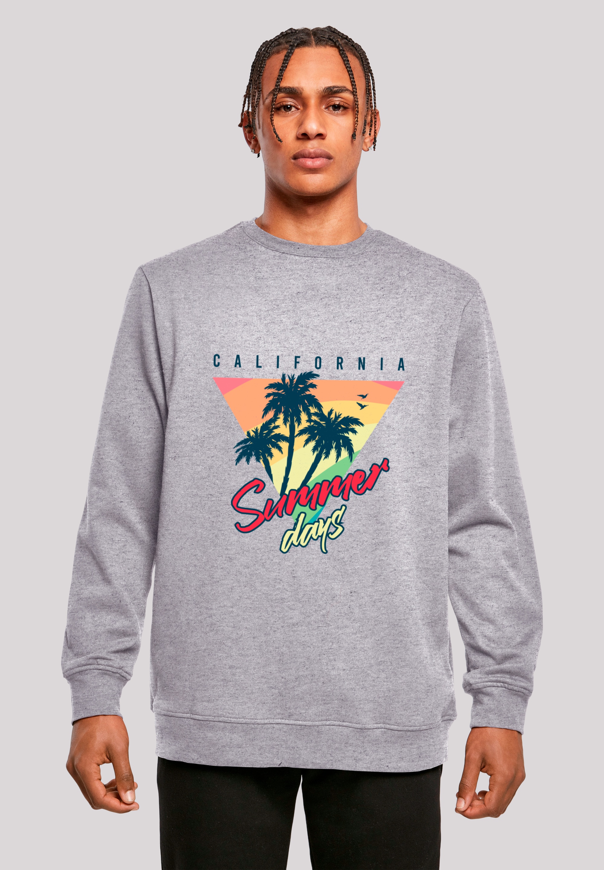 F4NT4STIC Sweatshirt "California Palmen Retro", Premium Qualität günstig online kaufen