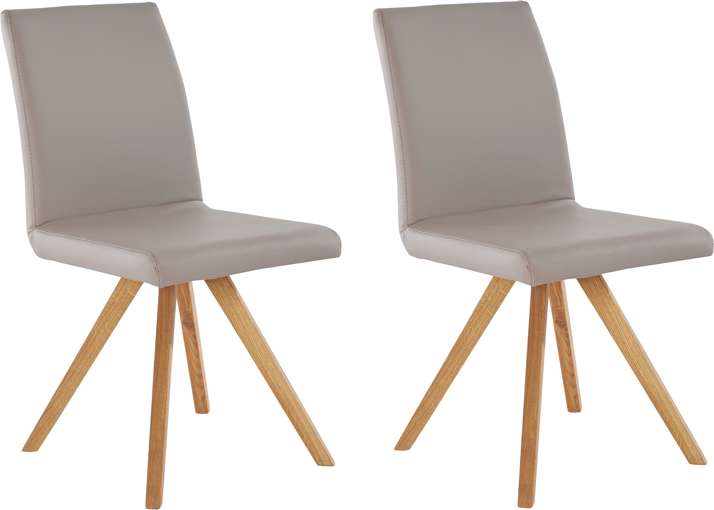 Home affaire Schalenstuhl "Rio" (Set) 2 Stk. Kunstleder Bezug in Kunstleder günstig online kaufen